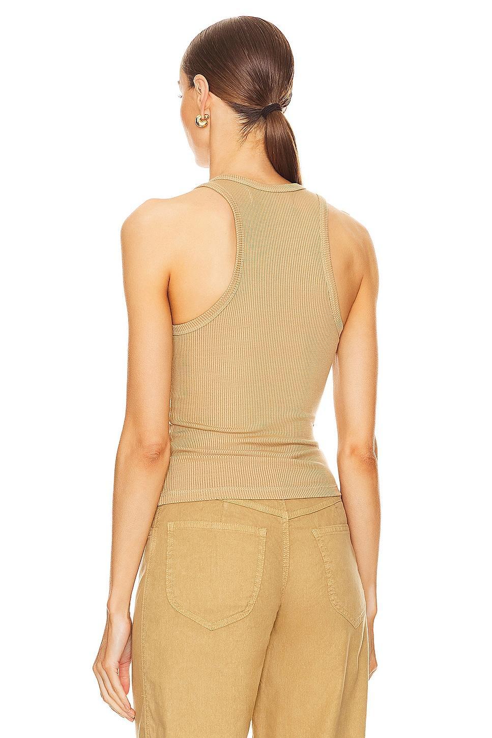 Rib Fitted Scooped Tank SPRWMN Product Image