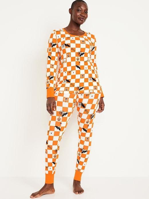 Halloween Print Pajama Set Product Image