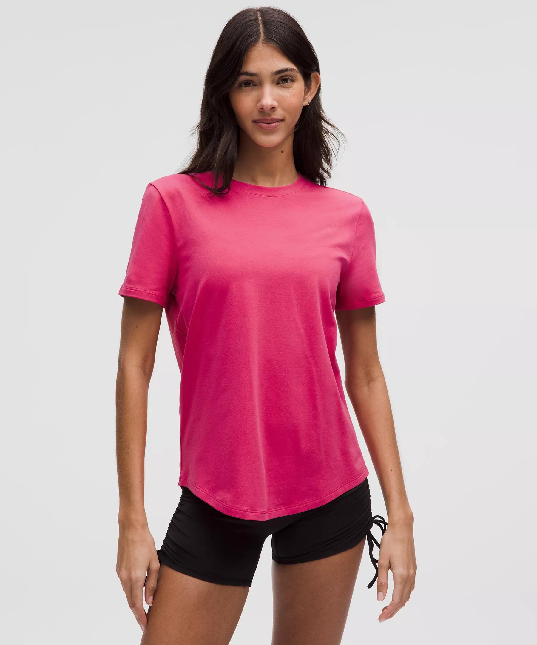 Love Curved-Hem Crewneck T-Shirt Product Image