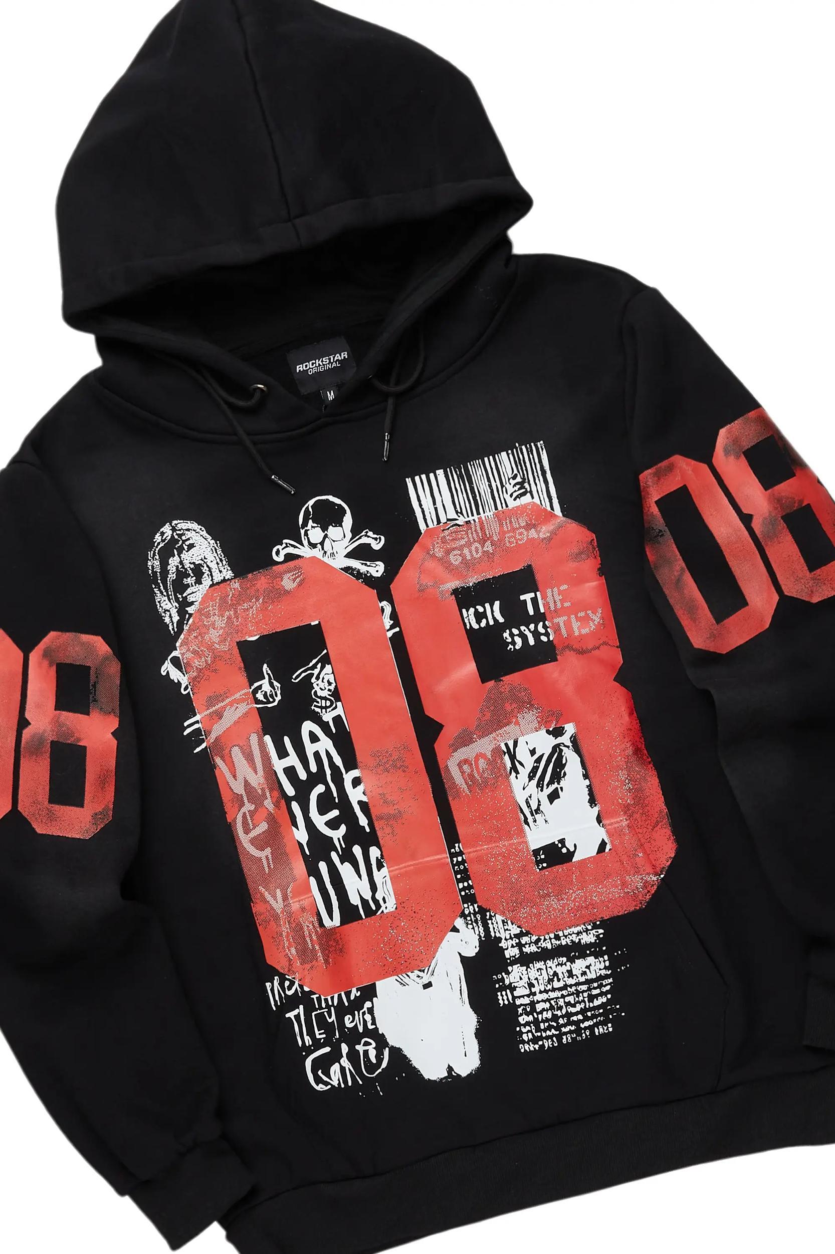 Grill Black Hoodie/Tapestry Jean Bundle Male Product Image
