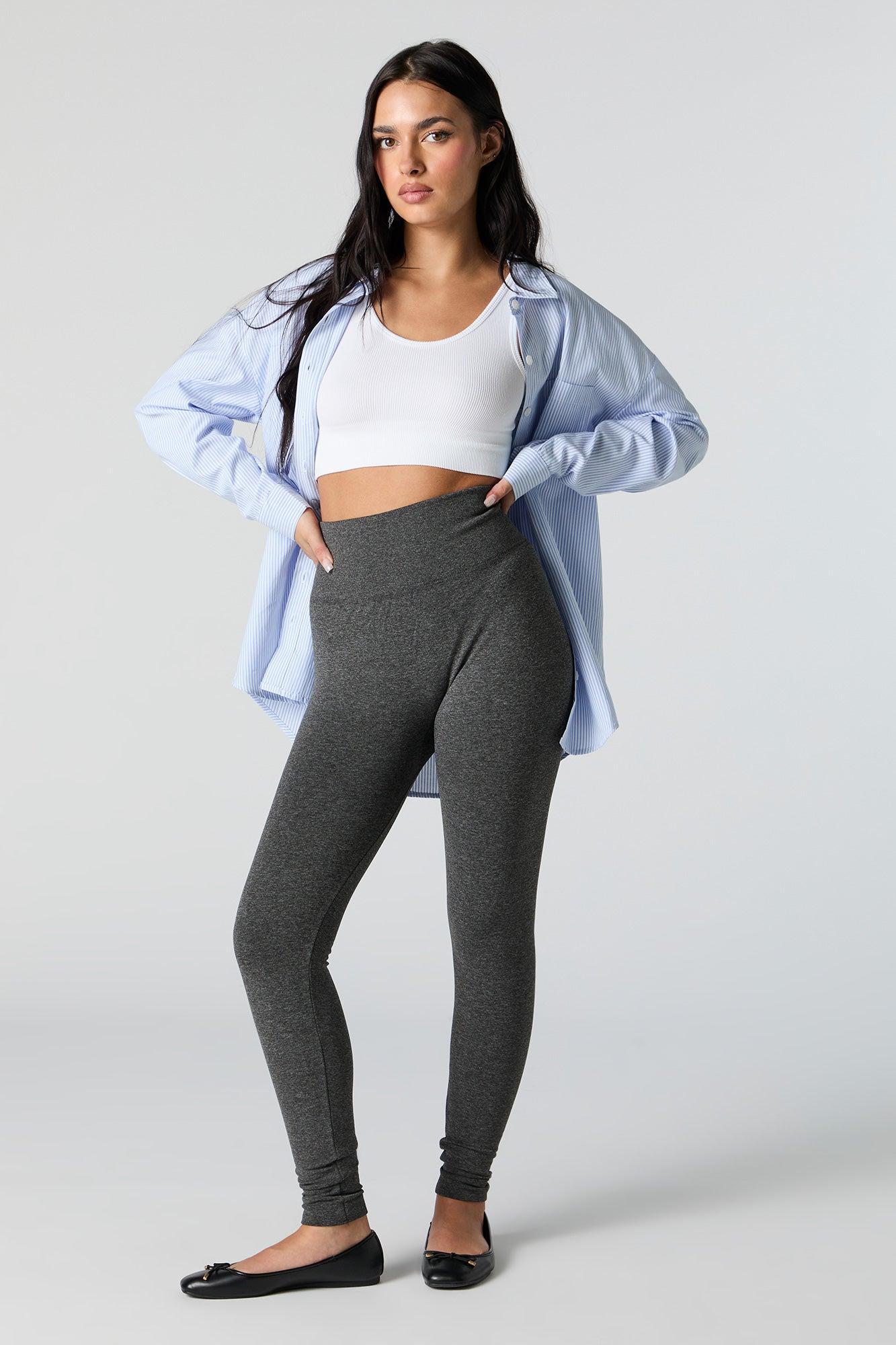 Seamless High Rise Fleece Legging Female Product Image