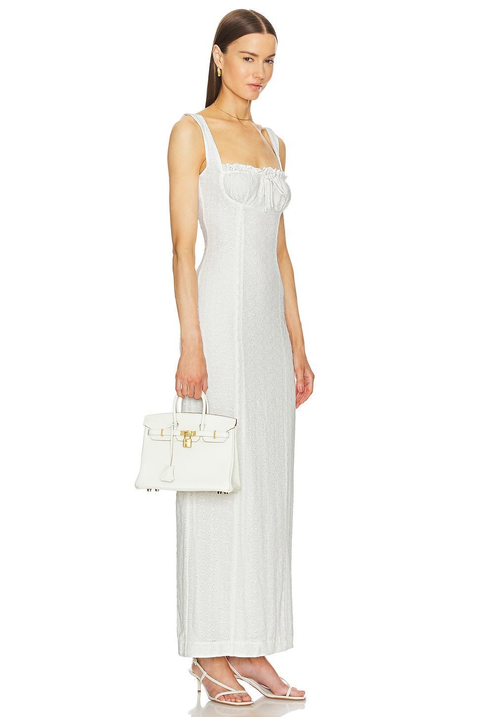 Petite Eyelet Column Dress Helsa Product Image