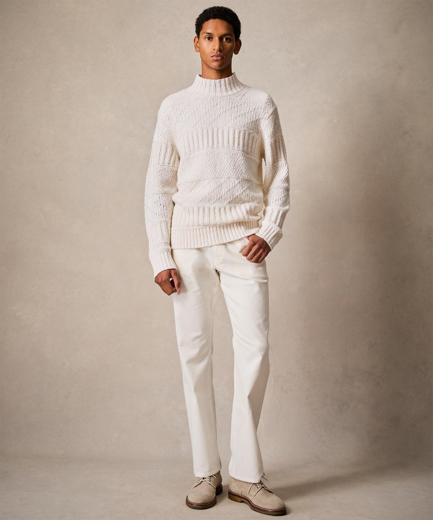Aran Funnel Neck Sweater Product Image