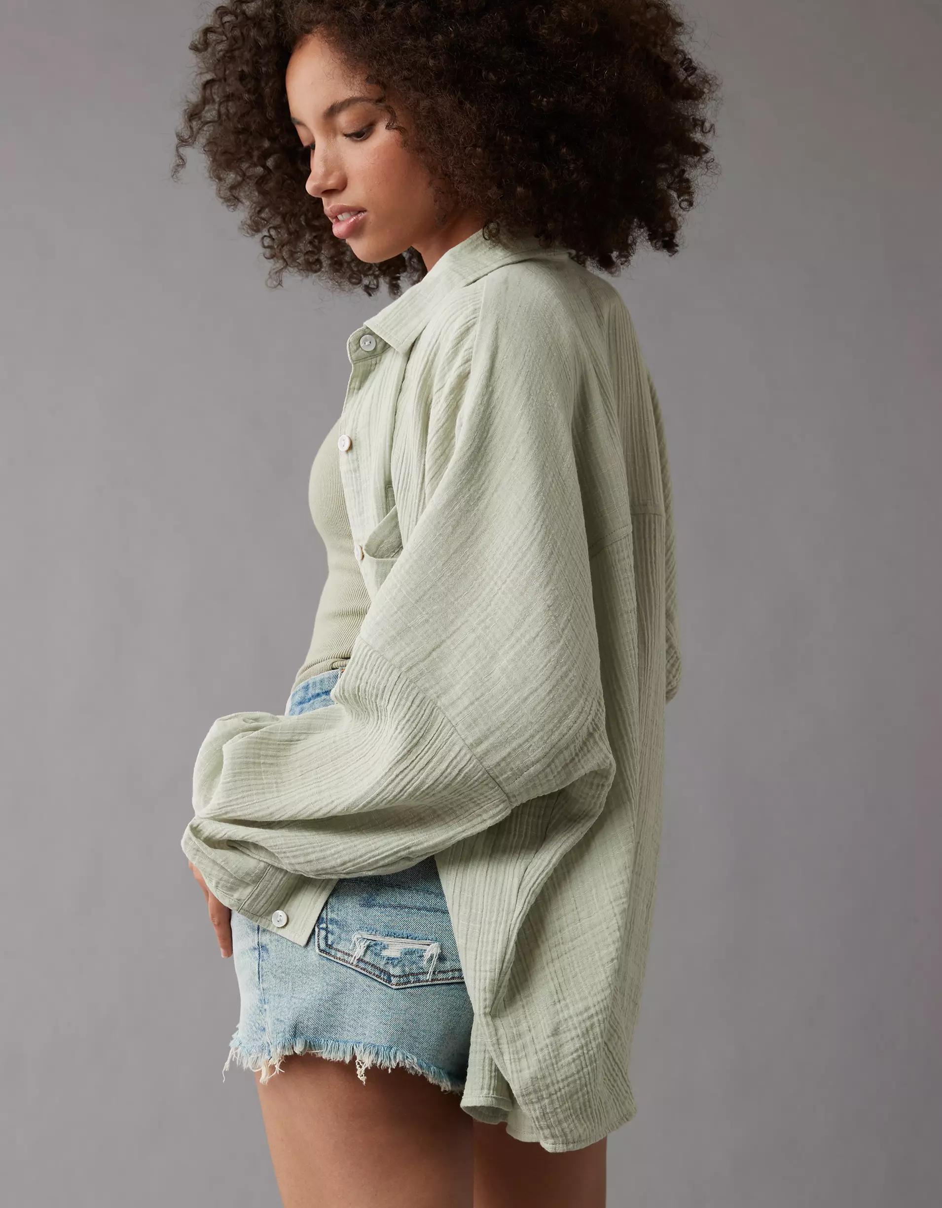 AE Go Big Oversized Shirt Product Image
