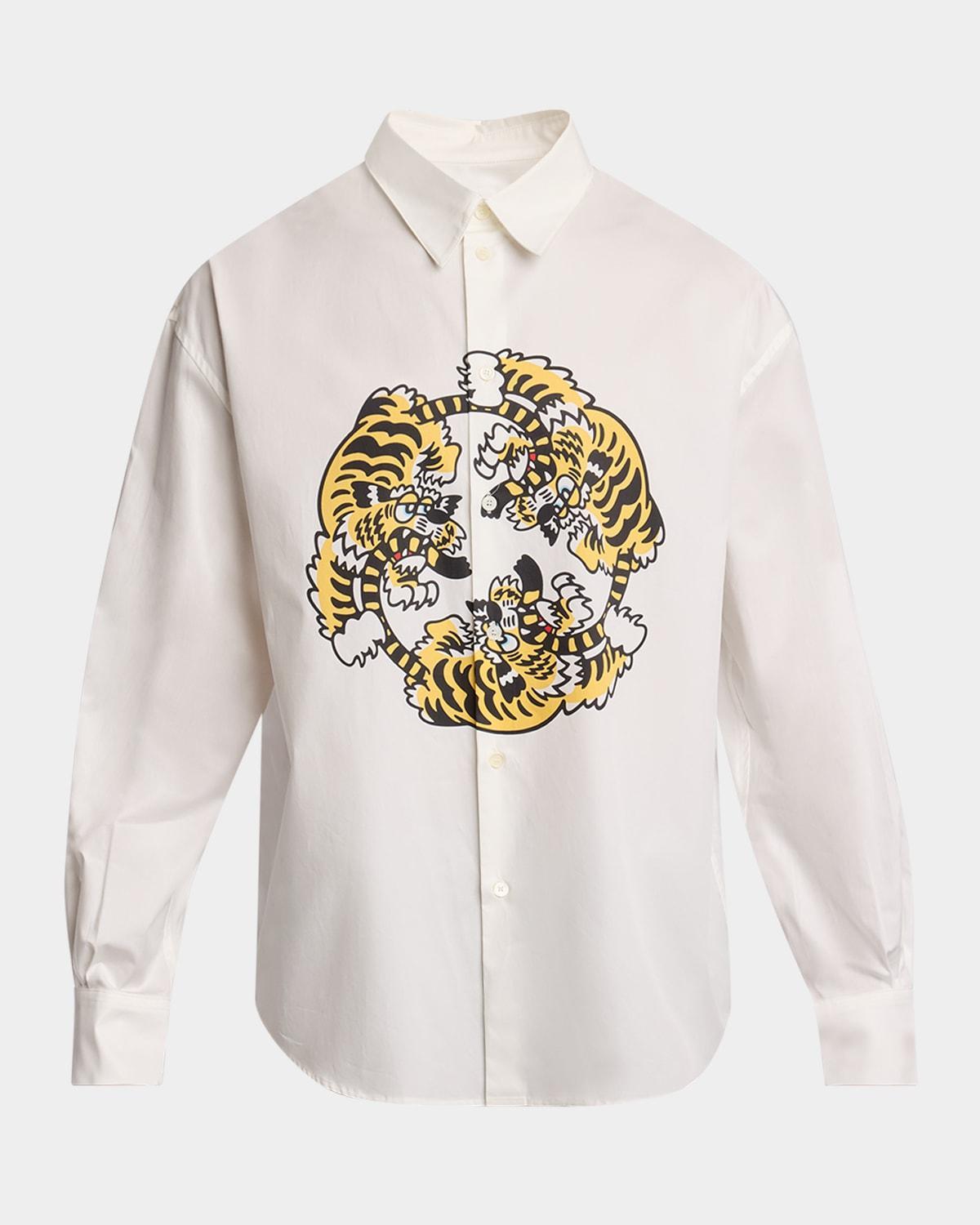 Mens Verdy Running Tigers Sport Shirt Product Image