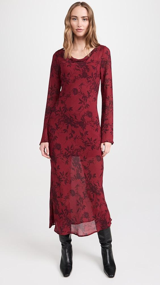 WAYF Cowl Neck Maxi Dress | Shopbop Product Image