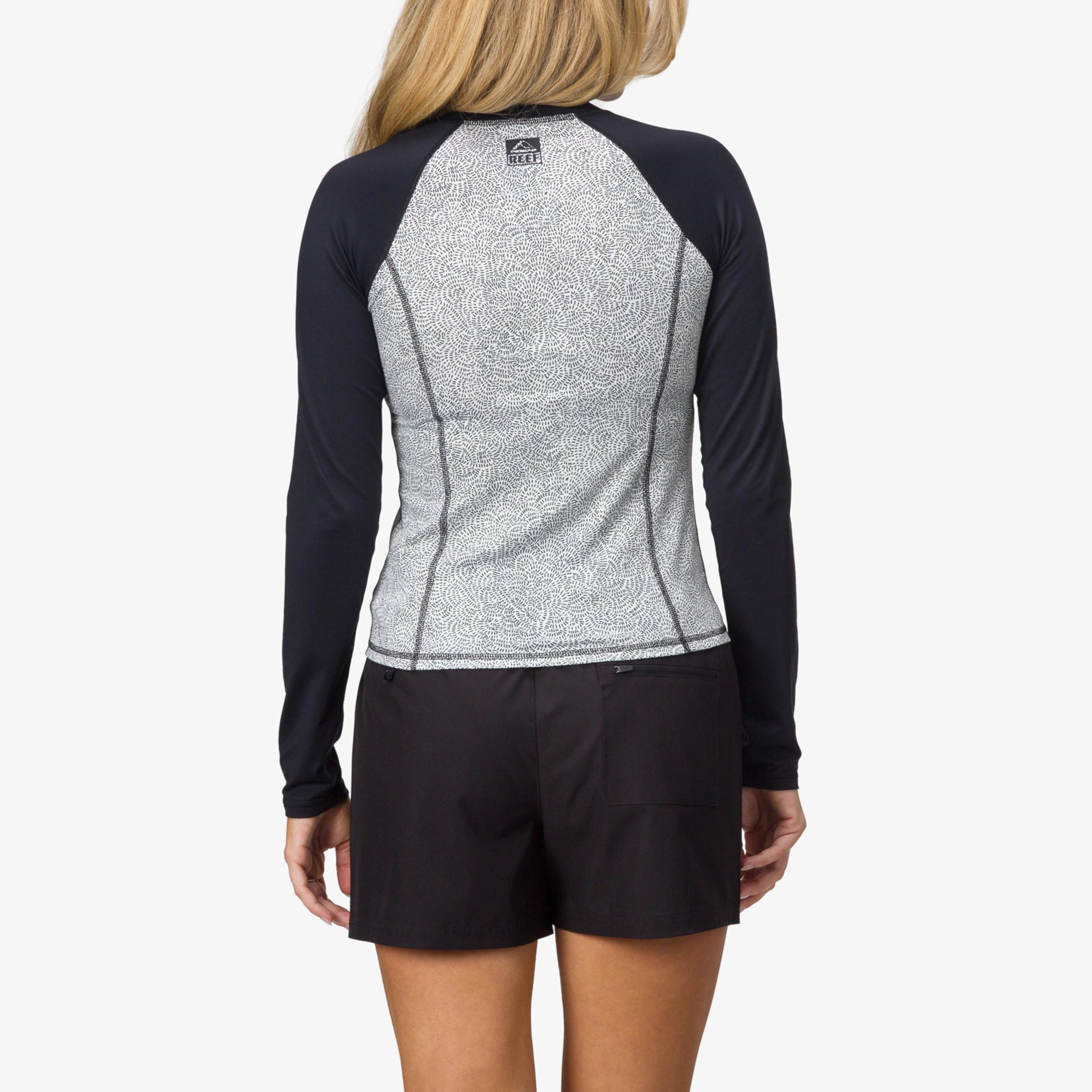 Crest Zip Up Long Sleeve Surf Shirt UPF 40 Product Image