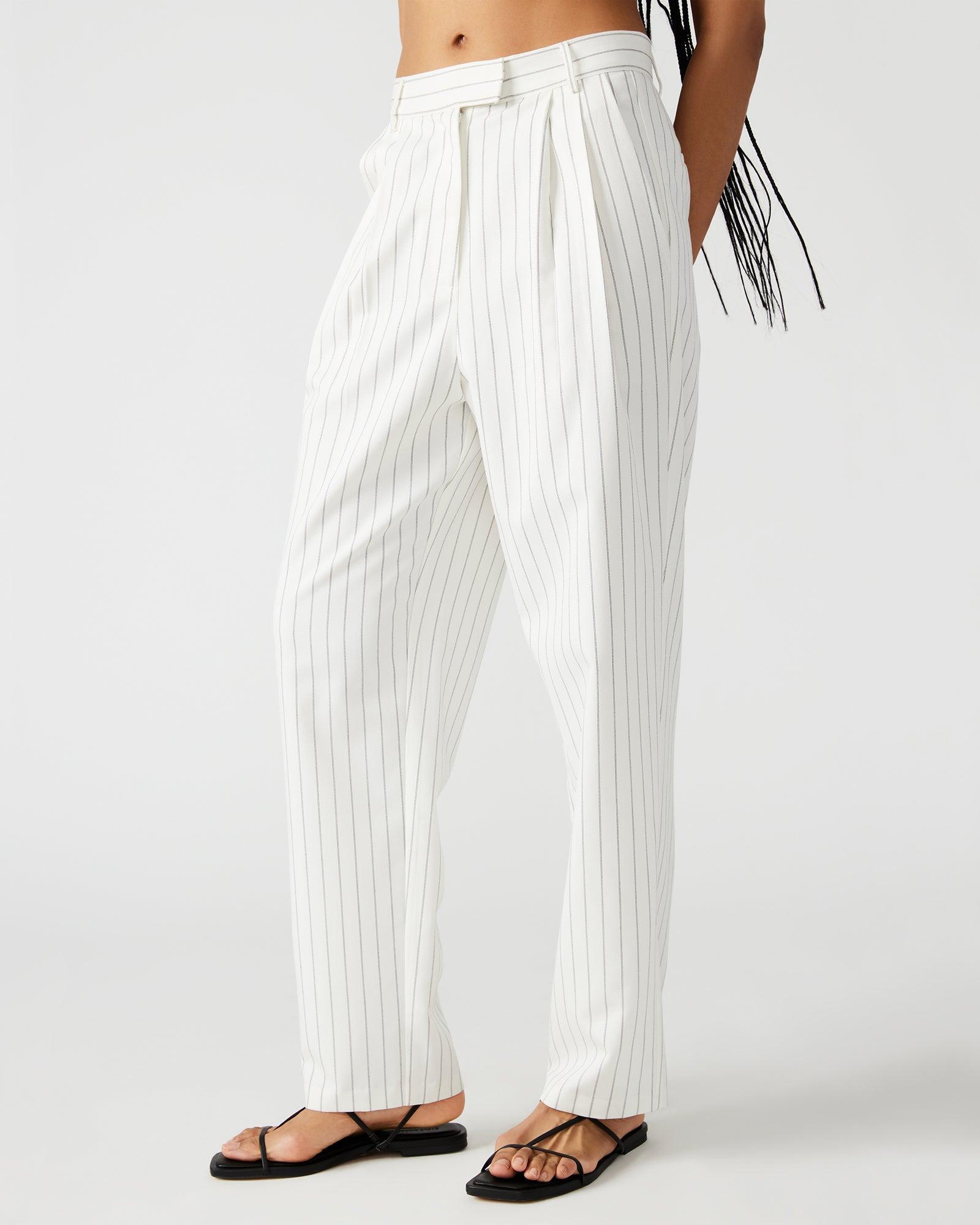 RUMI PANT WHITE/BLACK Female Product Image