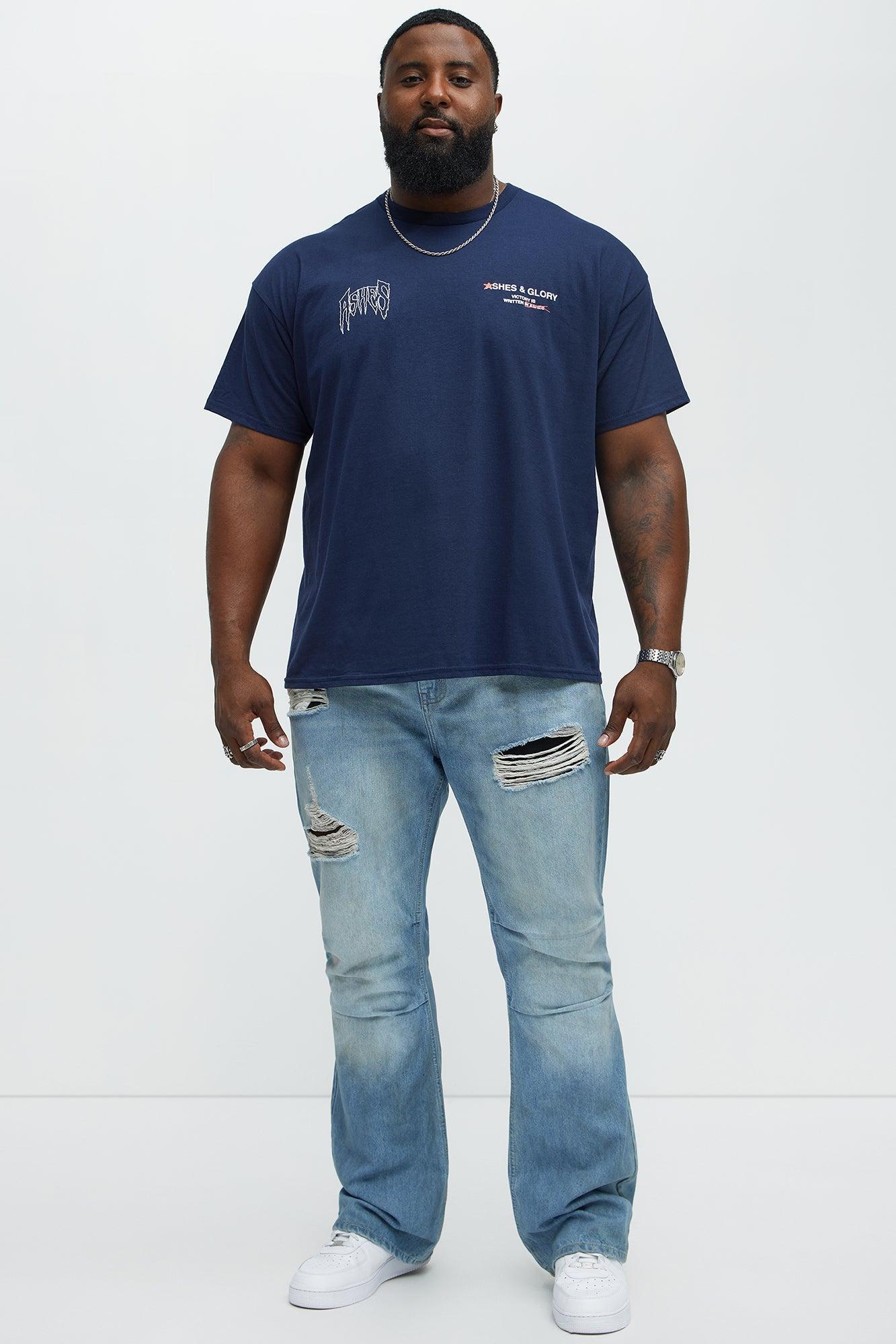 Ashes & Glory Short Sleeve Tee - Navy Product Image