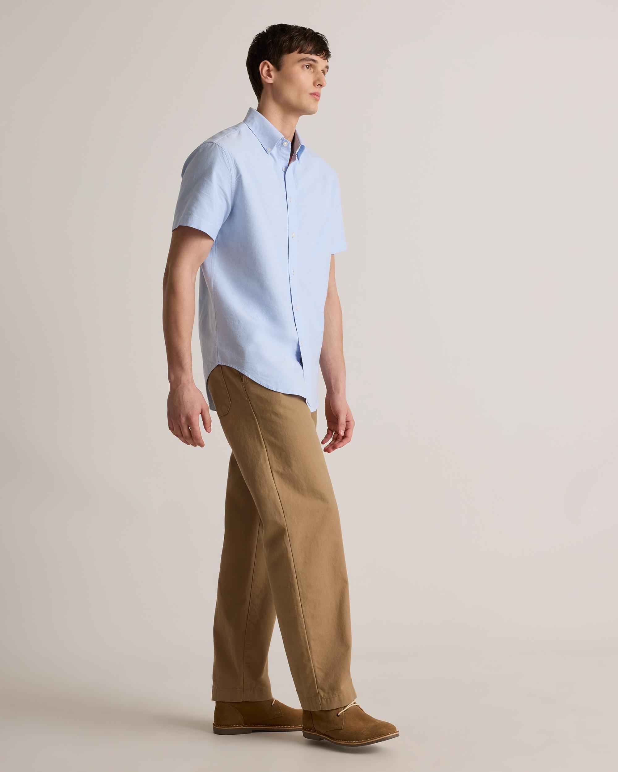 Quince | Men's Short Sleeve Oxford Shirt Size XL, Organic Cotton Product Image