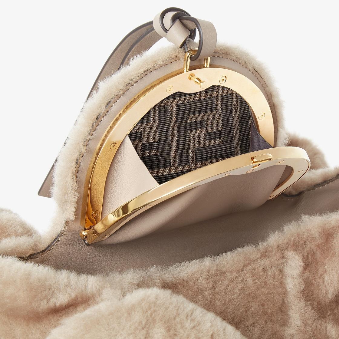 Fendi Arco Black hagfish leather boots Product Image