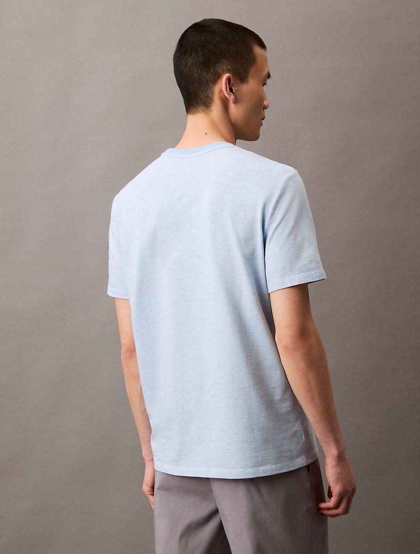 Calvin Klein Men's Cotton Blend Classic T-Shirt - Blue - XL Product Image