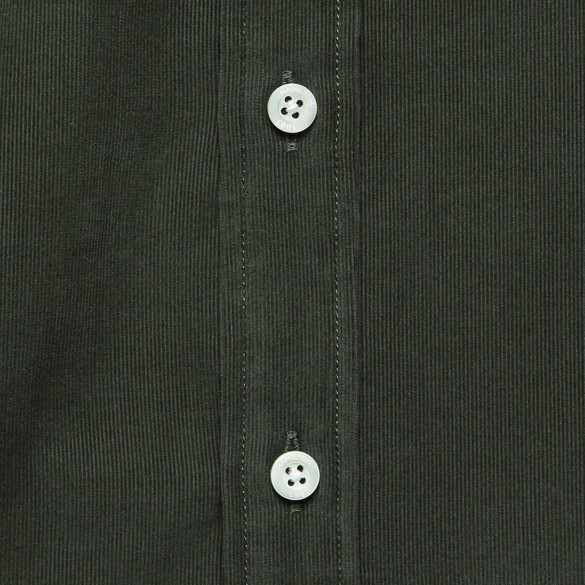 Micro Corduroy Shirt - Brown Product Image