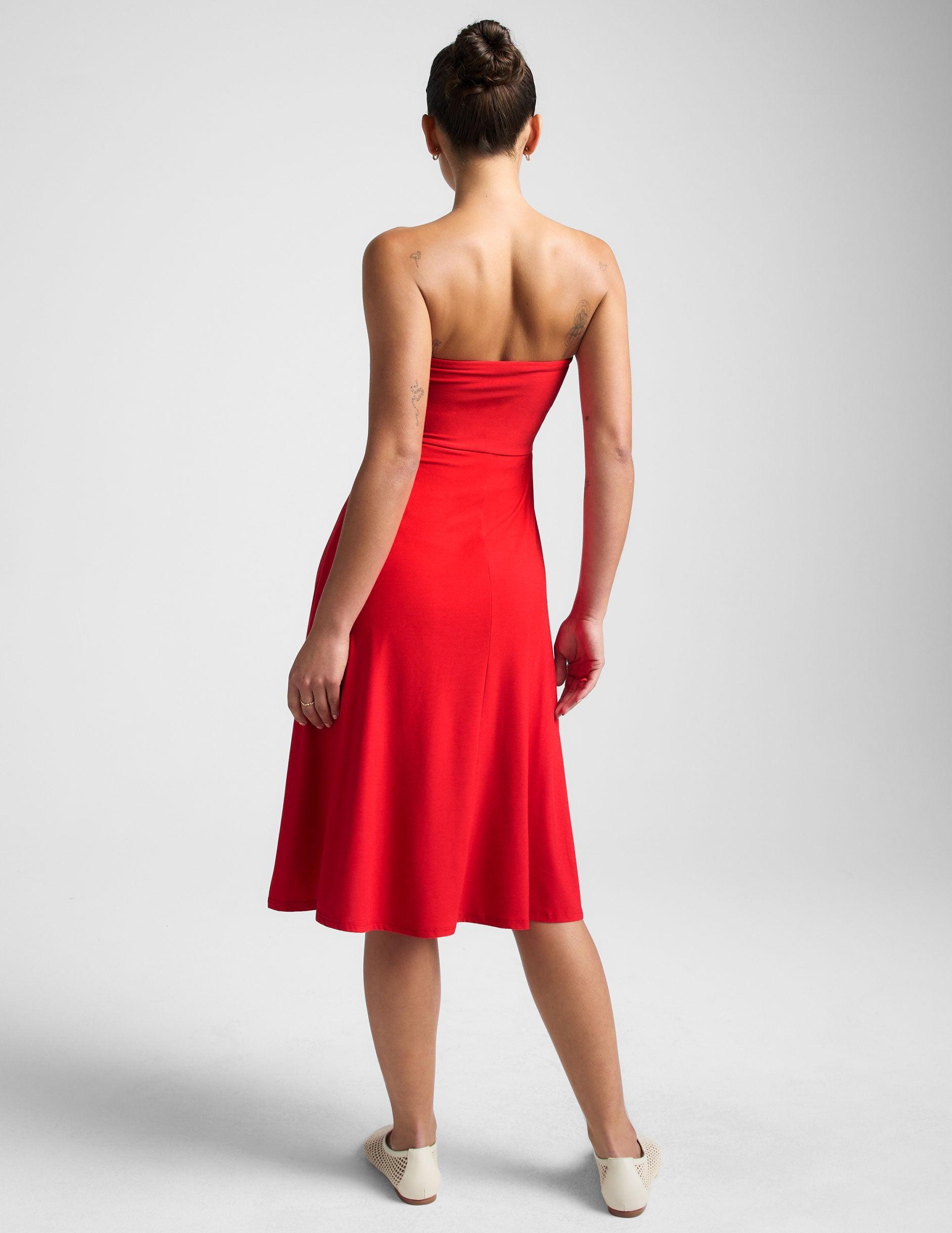 Featherweight Strapless Dress Product Image