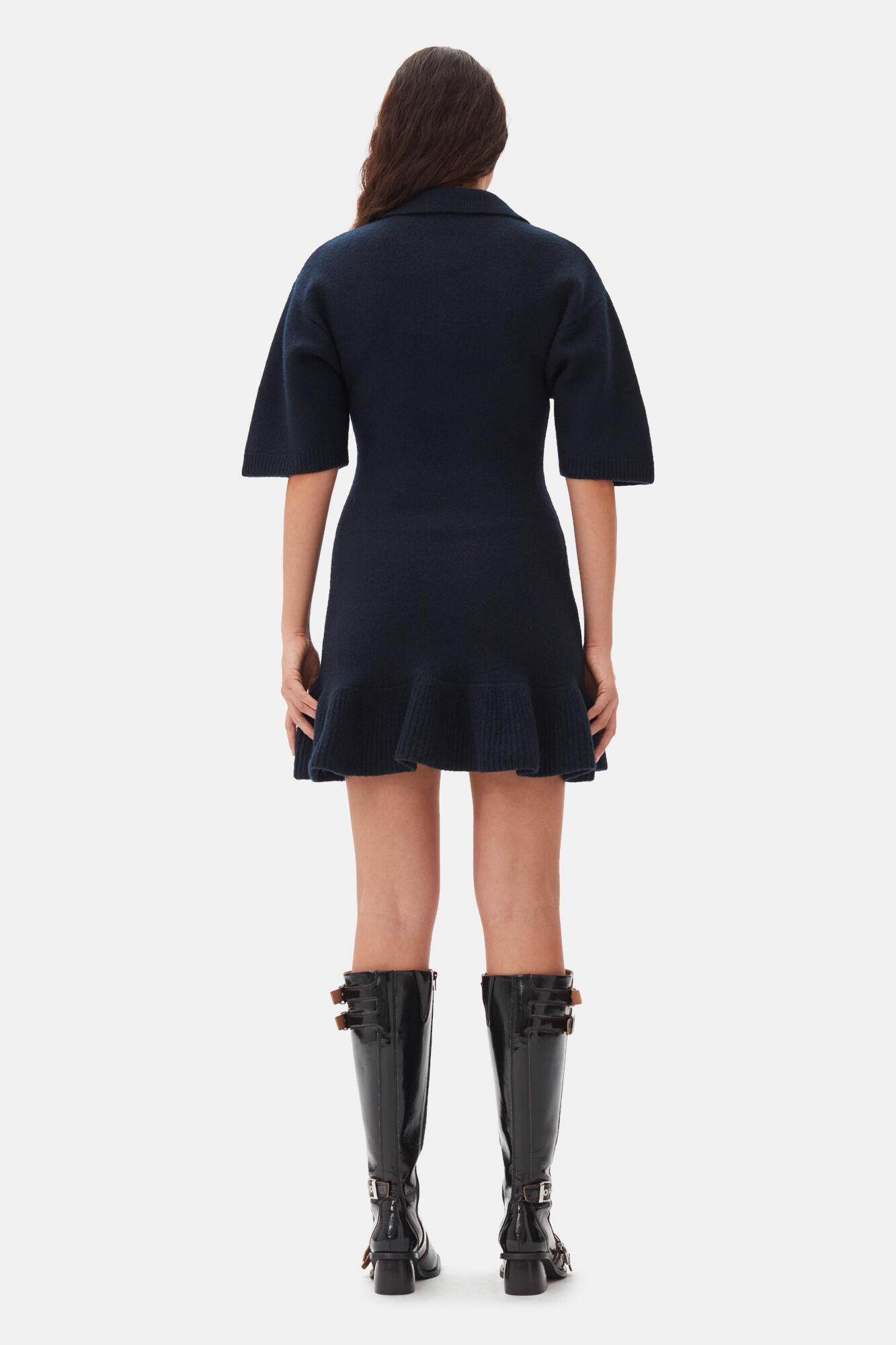 Dark Blue Mini Dress Product Image