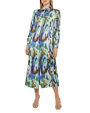 Misook Long Sleeve Midi Dress Product Image