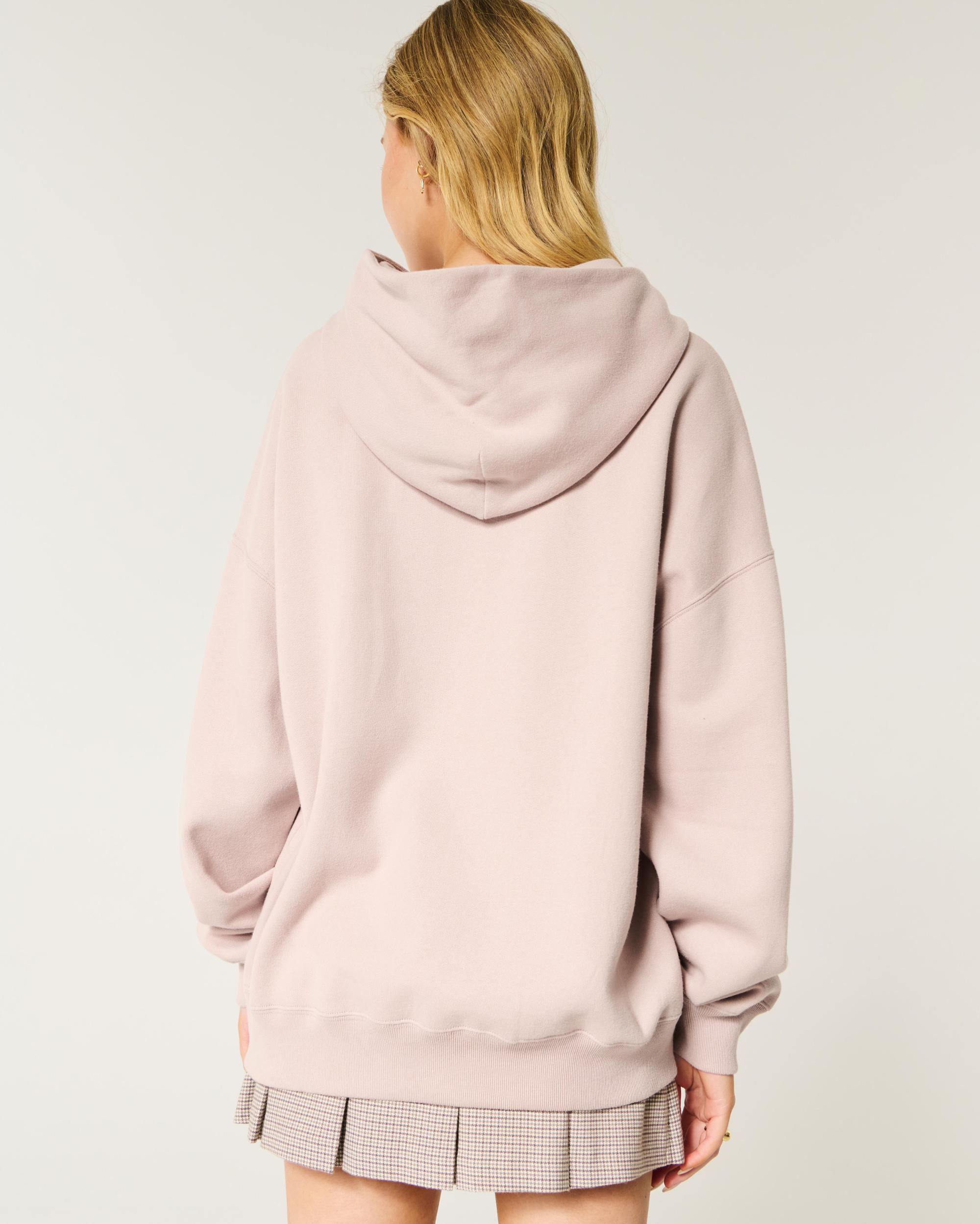 Oversized Football Graphic Hoodie Product Image