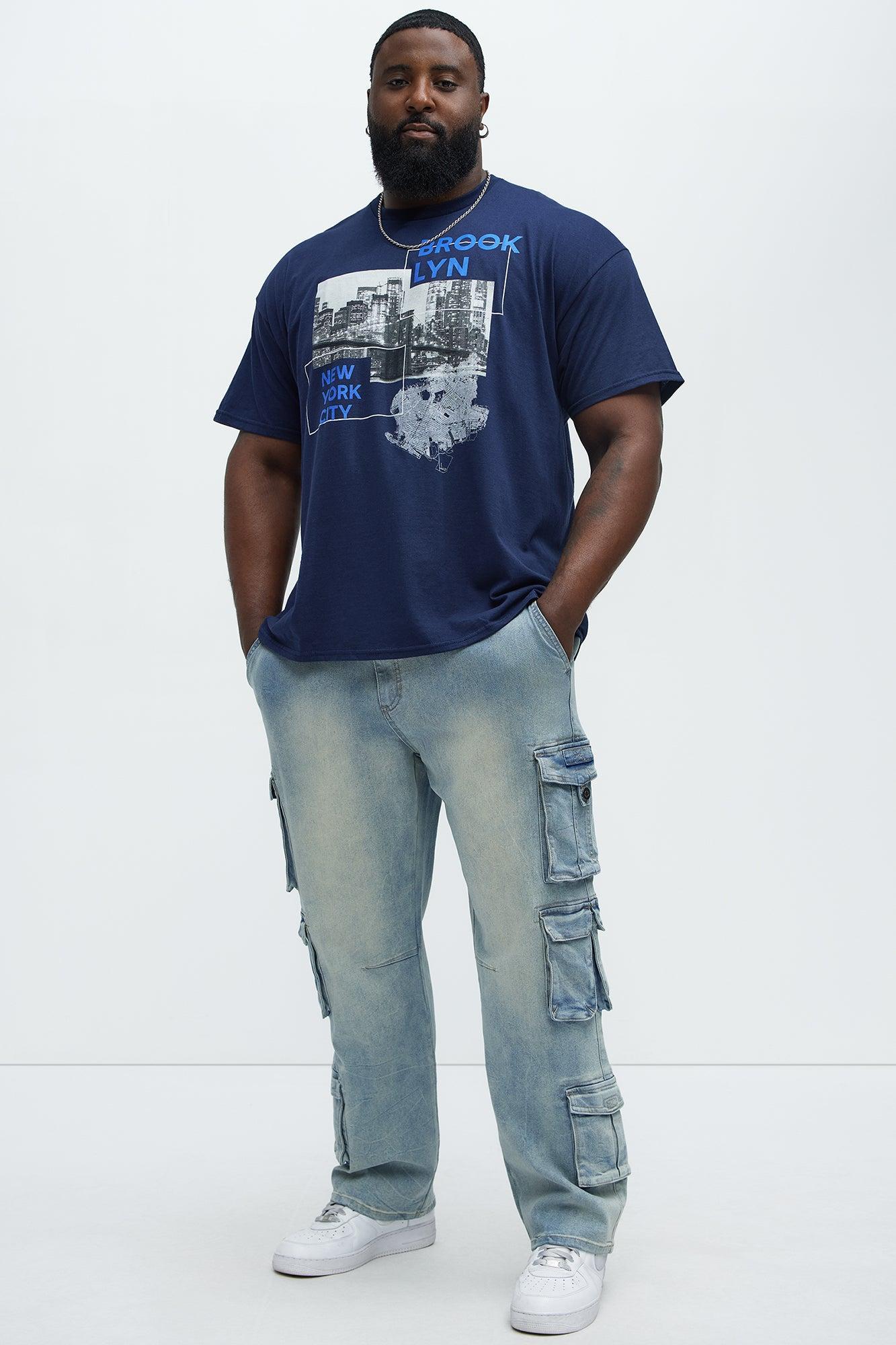 Brooklyn Bridge And Tunnel Short Sleeve Tee - Navy Product Image