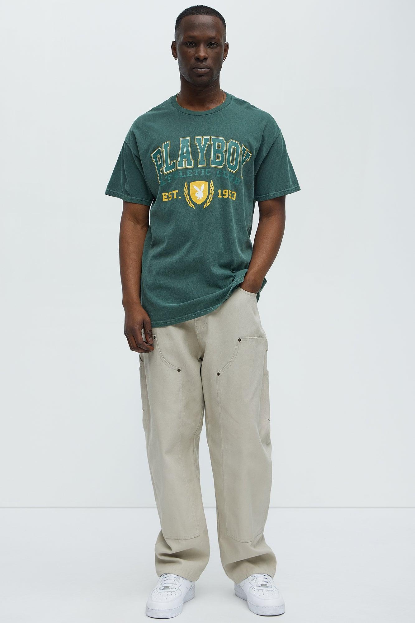 Playboy Athletic Club Short Sleeve Tee - Green Male Product Image