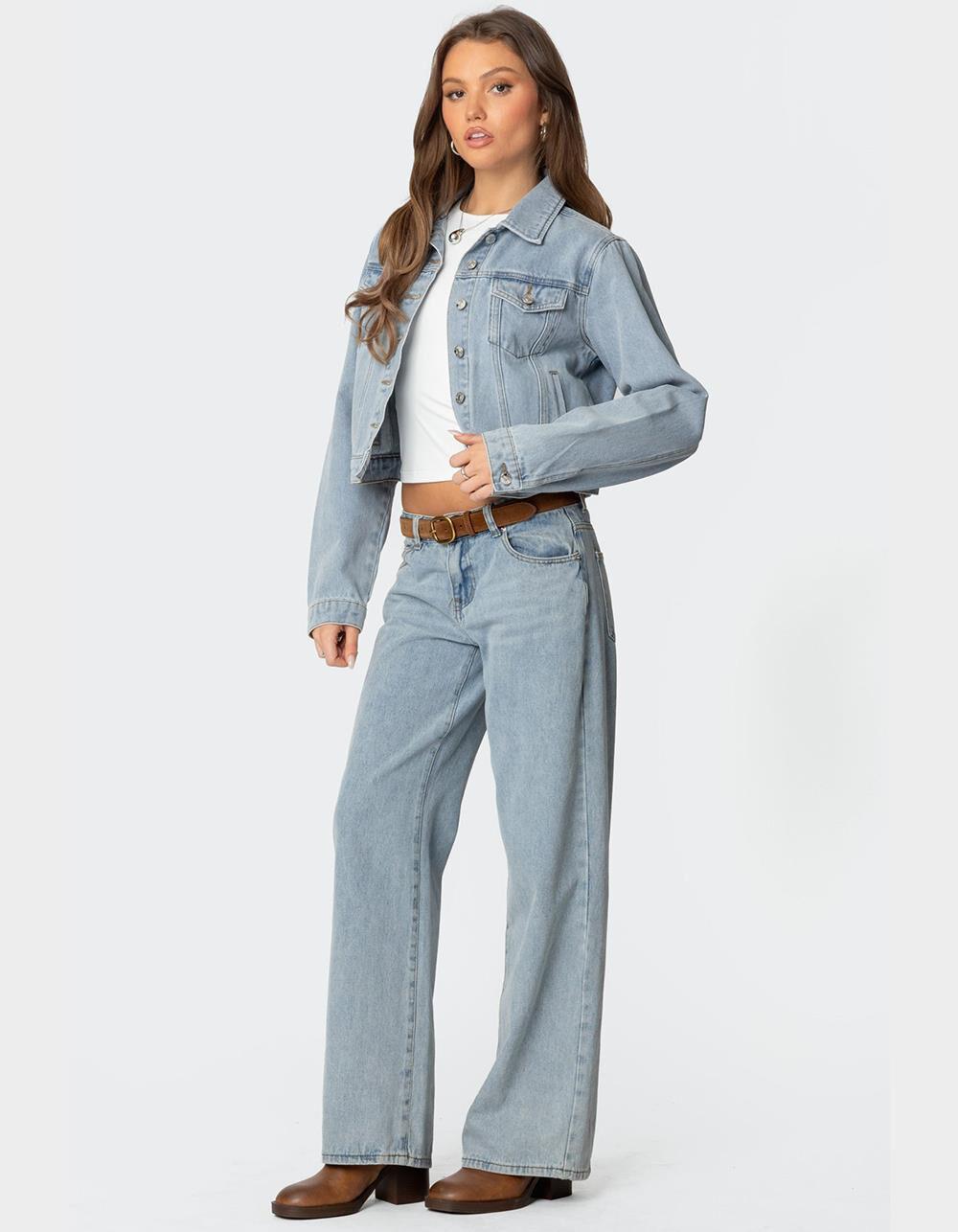 EDIKTED Barb Denim Jacket Product Image