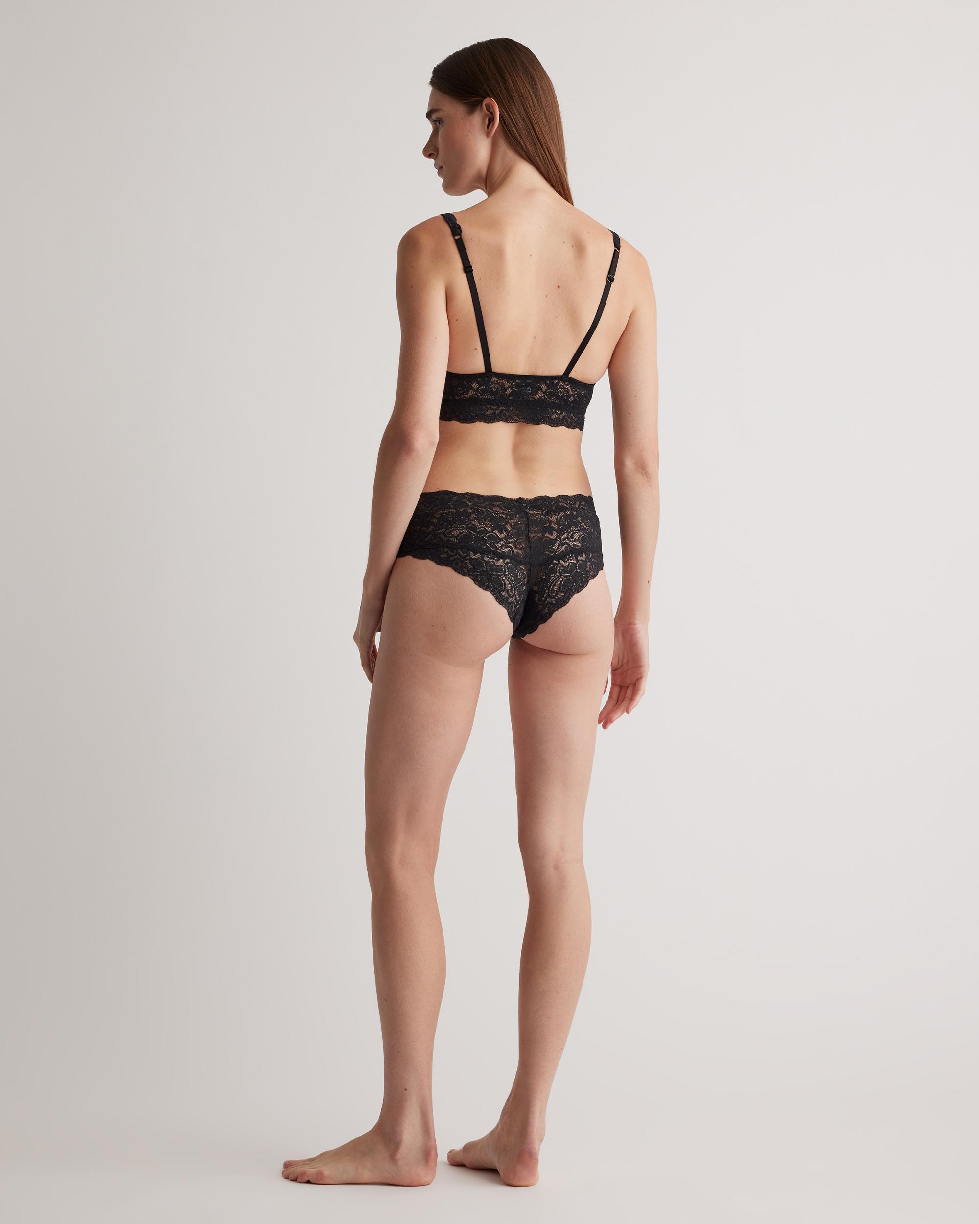 Quince | Women's Stretch Lace Cheeky Brief Size XL, Nylon/Spandex Product Image