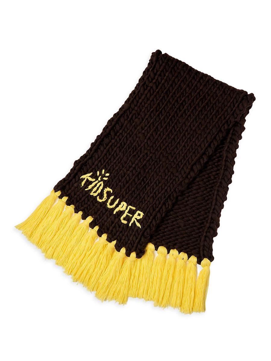 Mens Hand Knit Chunky Scarf Product Image