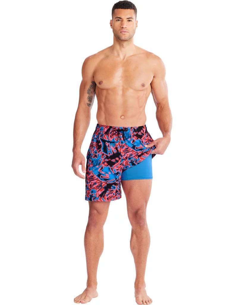 Men's UA Grunge Tropic Compression Volley Shorts Product Image