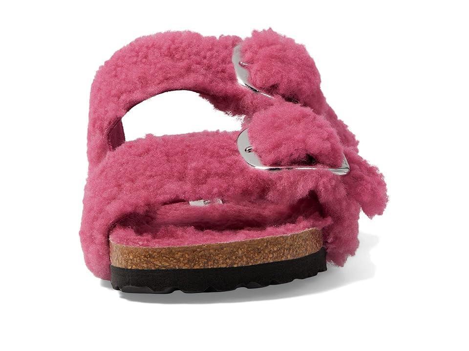 Birkenstock Womens Arizona Big Buckle Shearling Slide Sandals Product Image