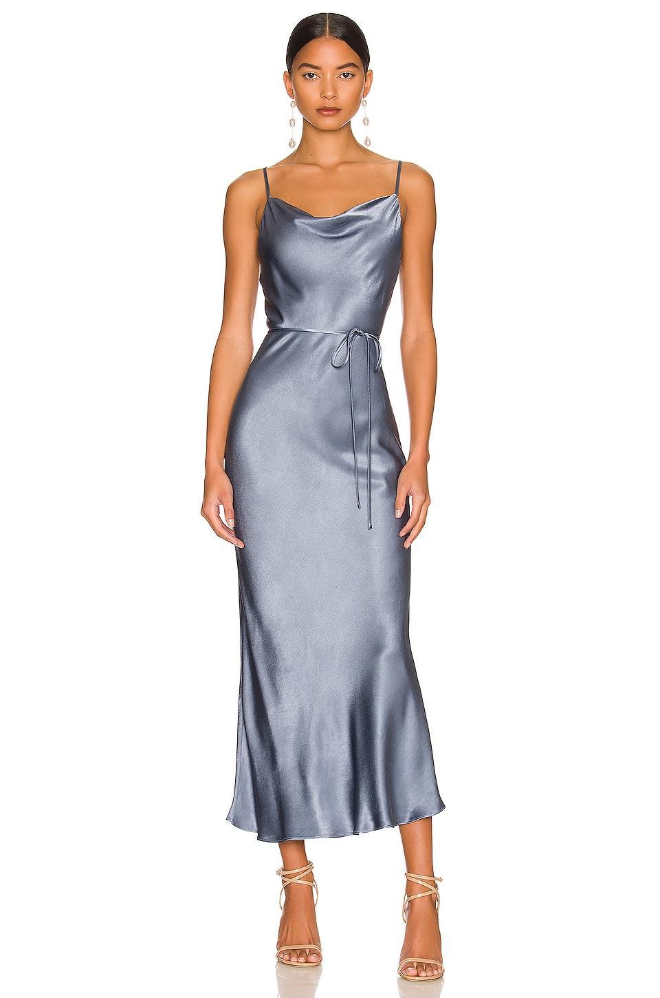 La Lune Bias Cowl Midi Dress Shona Joy Product Image