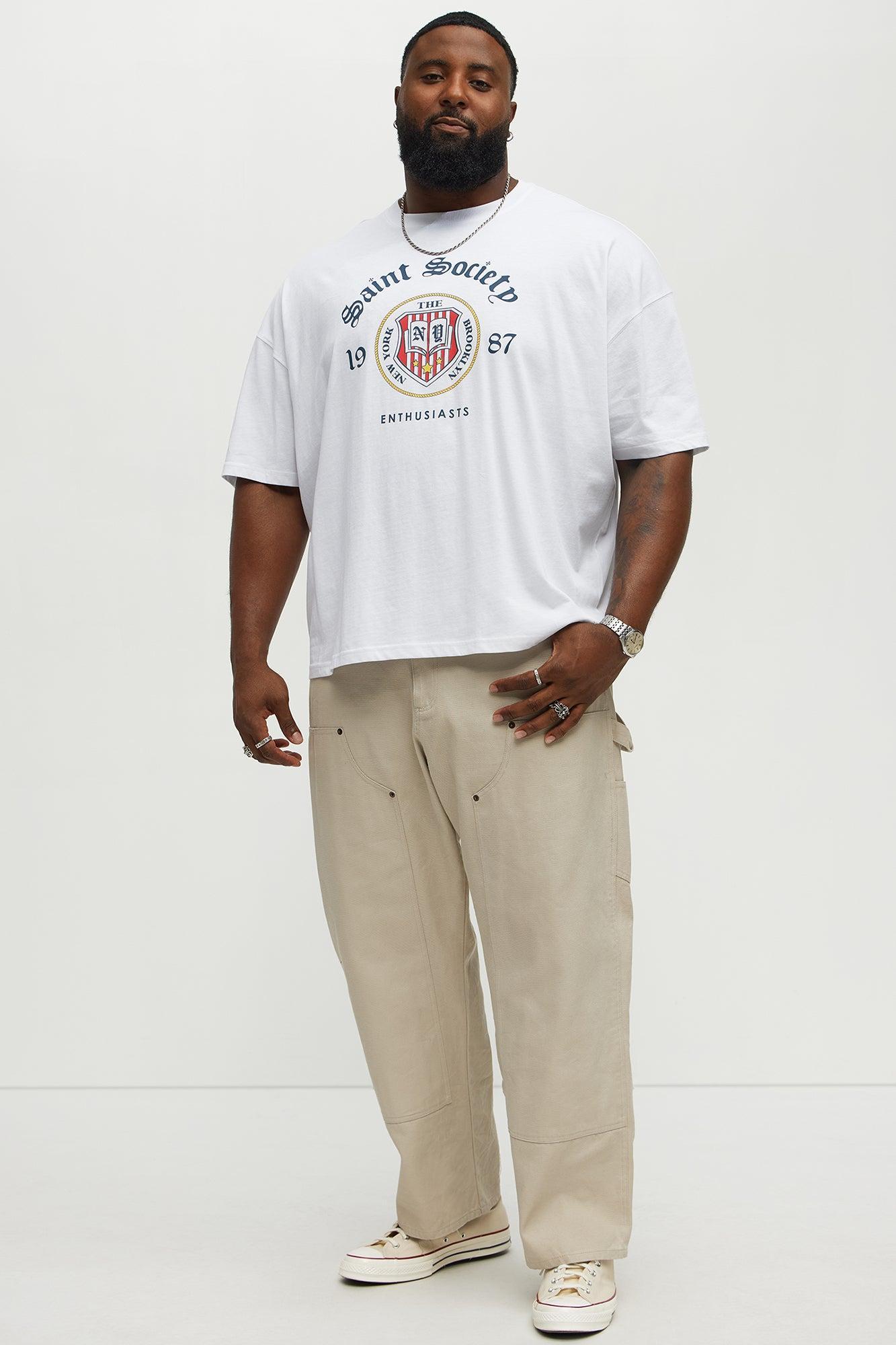 Saint Society 1987 Oversized Short Sleeve Tee - White Product Image