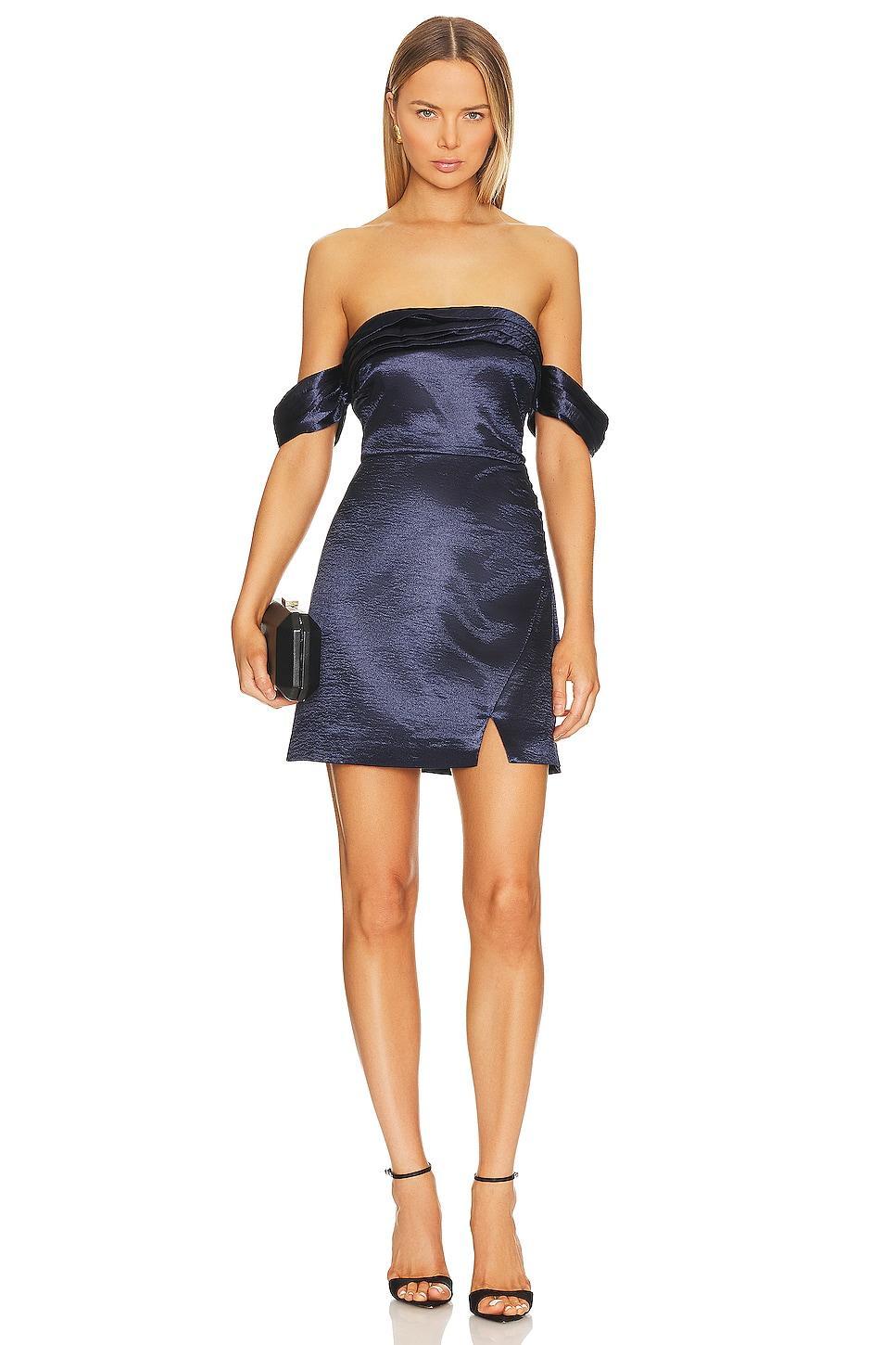 Womens Paz Strapless Satin Minidress Product Image