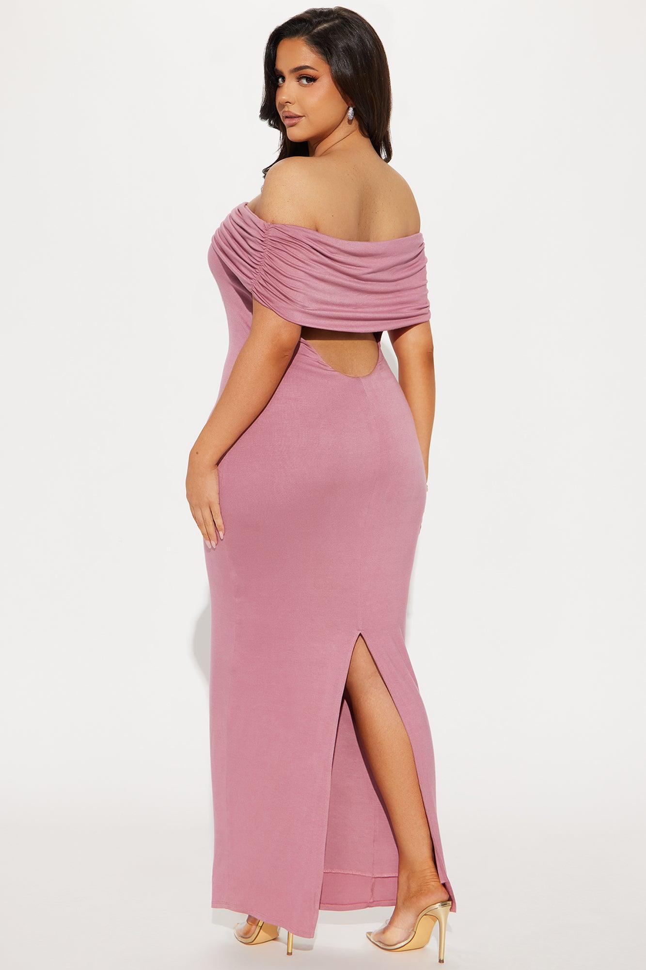 Ivana Smooth Maxi Dress - Mauve Product Image