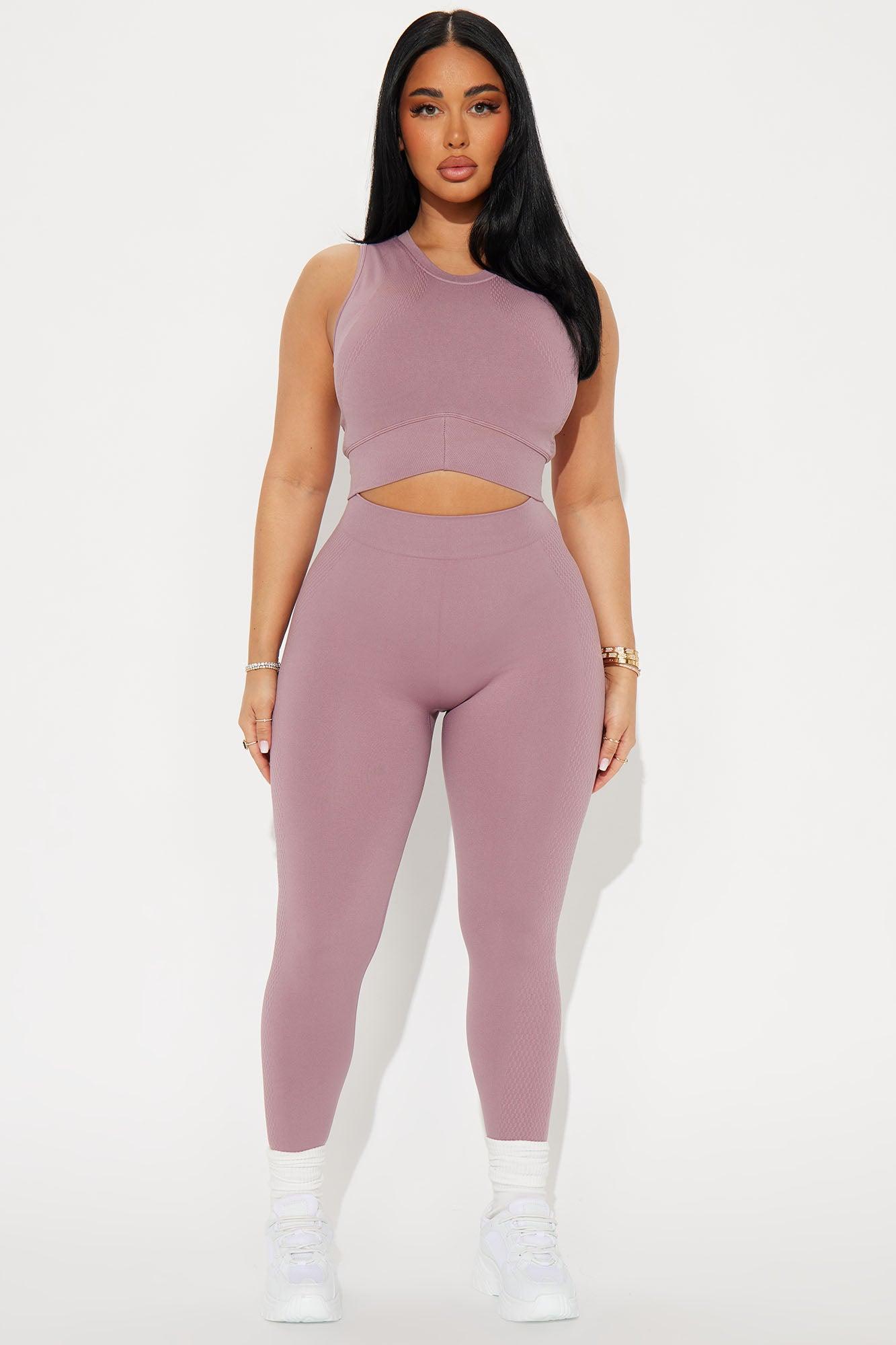 Cool Breeze Active Sports Bra - Mauve Product Image