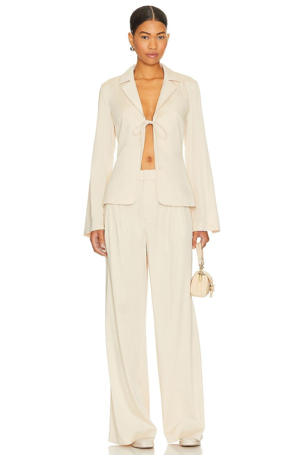 Franca Tie Front Blazer Top LPA Product Image
