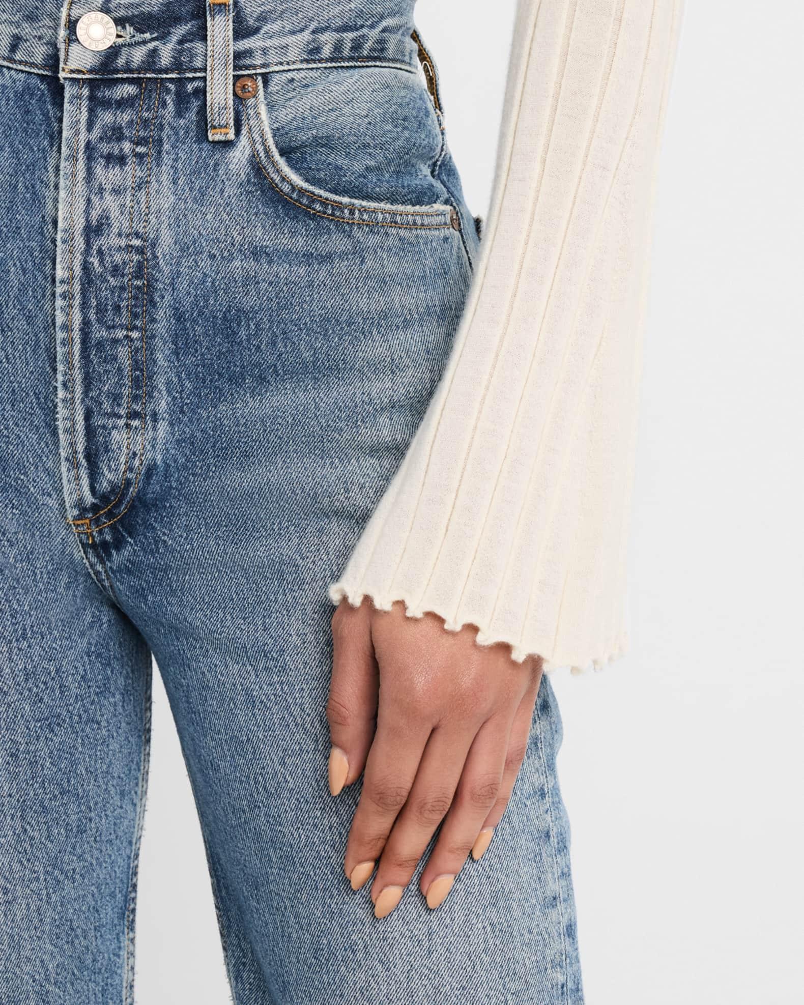 Rib Flare Cashmere Top Product Image