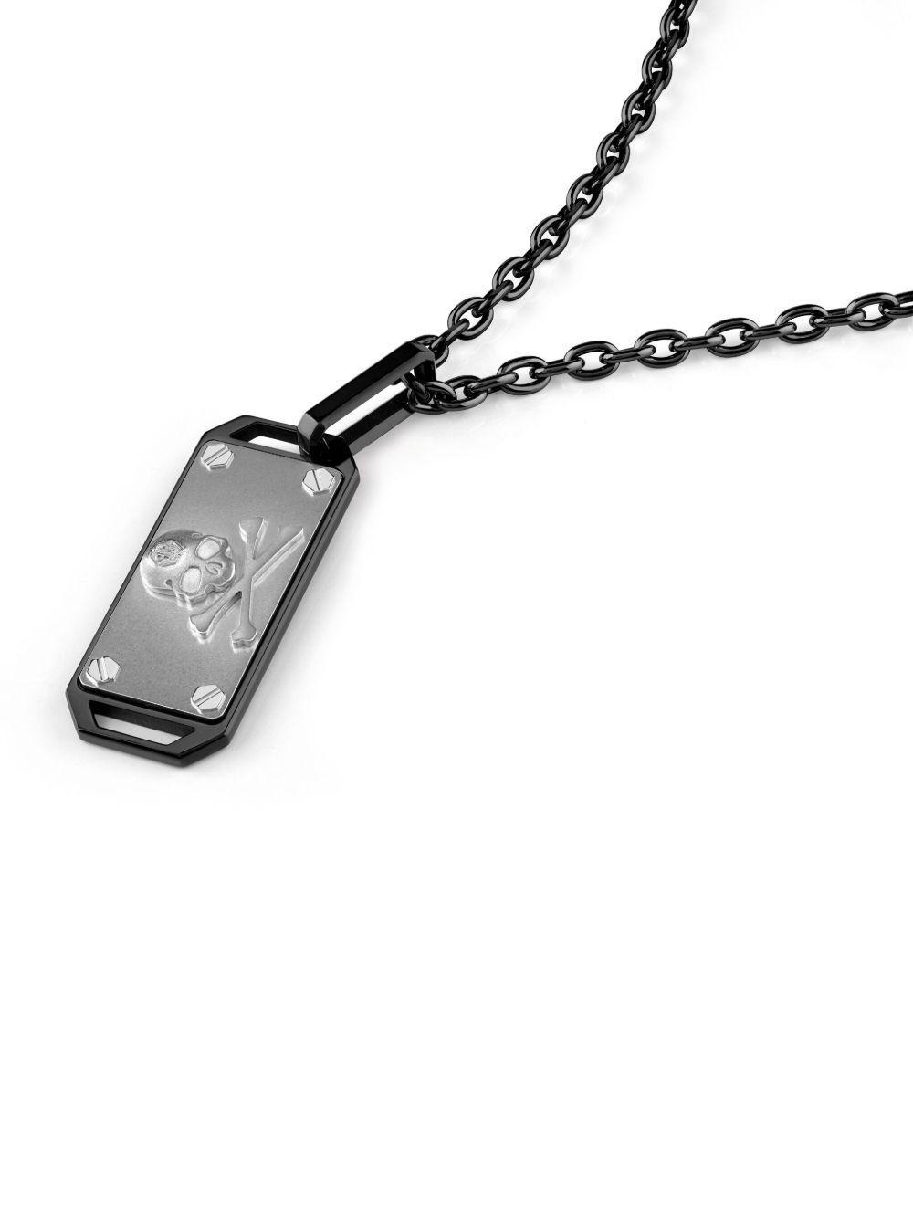 skull-pendant necklace Product Image