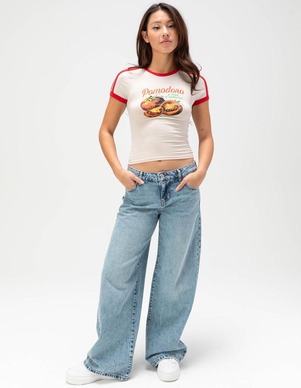 RSQ Womens Tomato Baby Tee Product Image