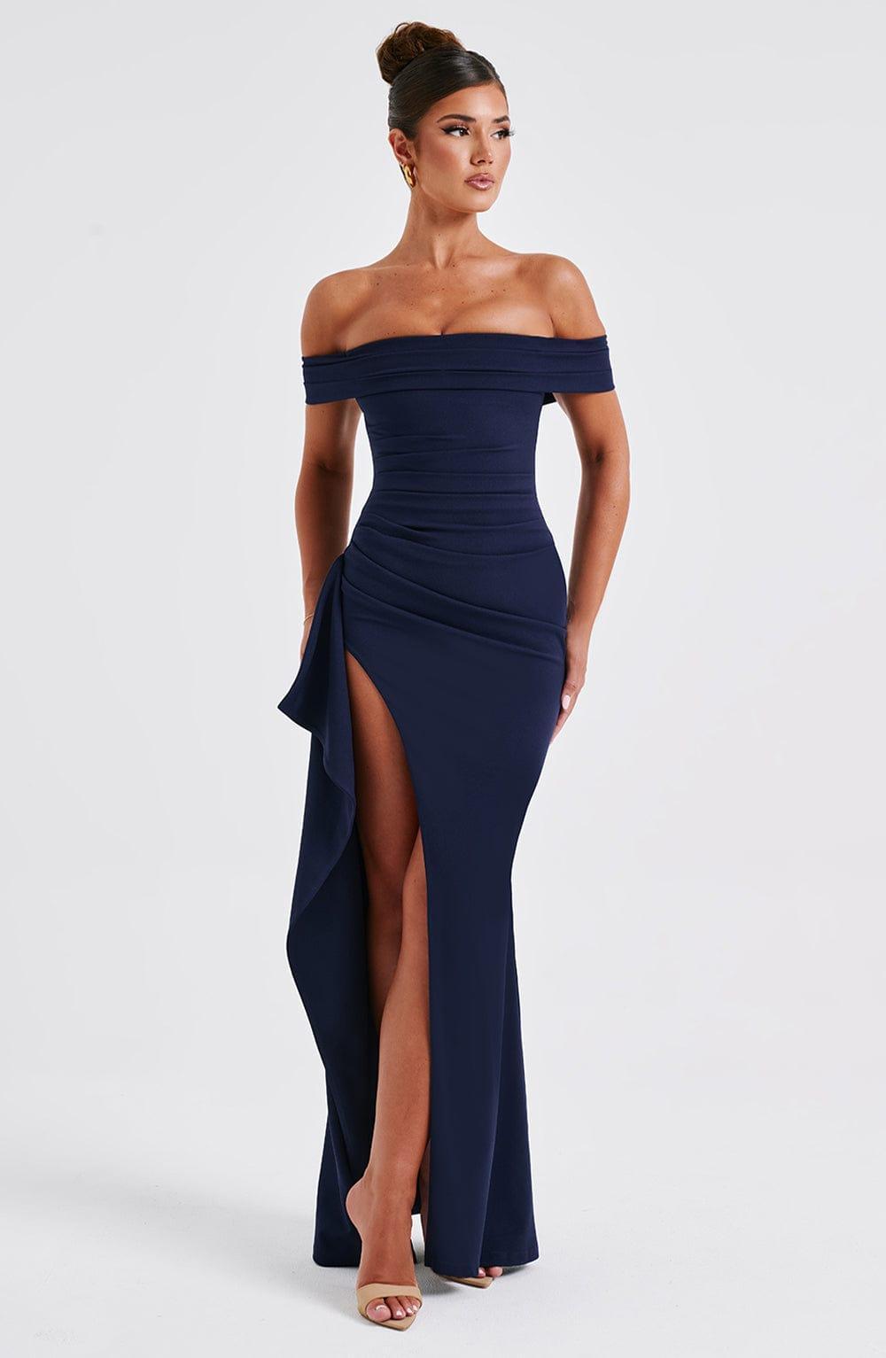 Joyce Maxi Dress - Navy Product Image