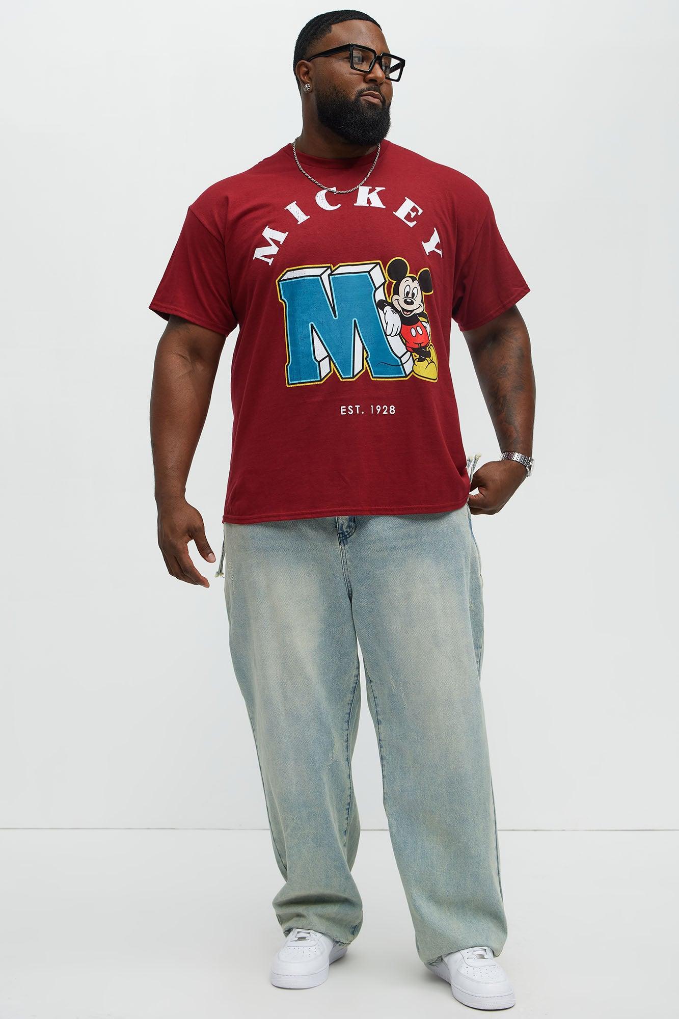 Disney Mickey Est. 1928 Short Sleeve Tee - Red Product Image