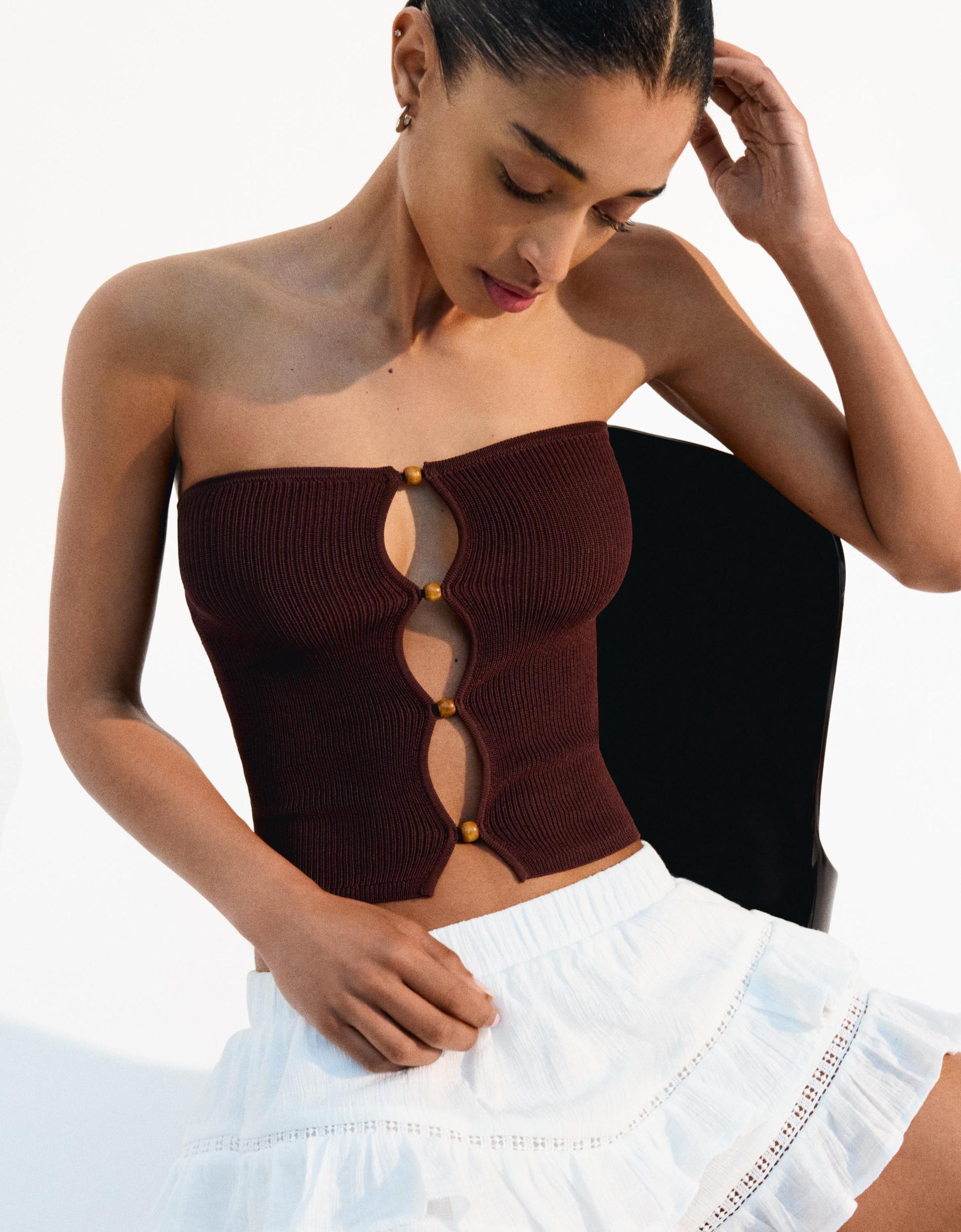 Cut-out bandeau top Product Image