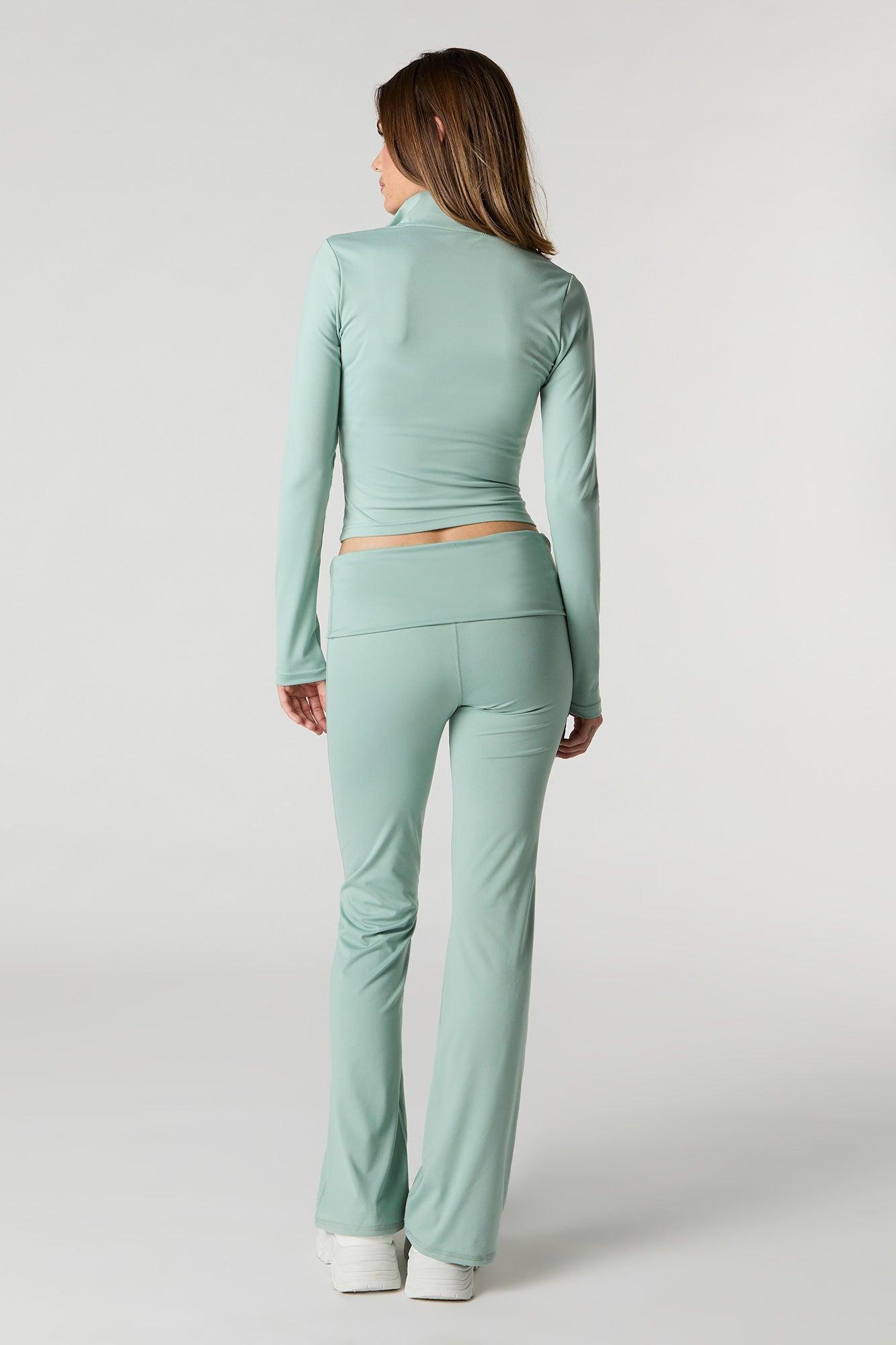 Active Foldover Waist Flare Pant Female Product Image