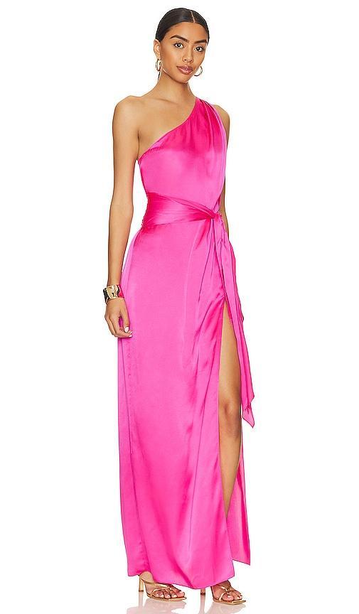 x REVOLVE Delmar Gown In Cerise Amanda Uprichard Product Image