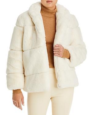 Womens Skylar Paneled Faux Fur Jacket Product Image