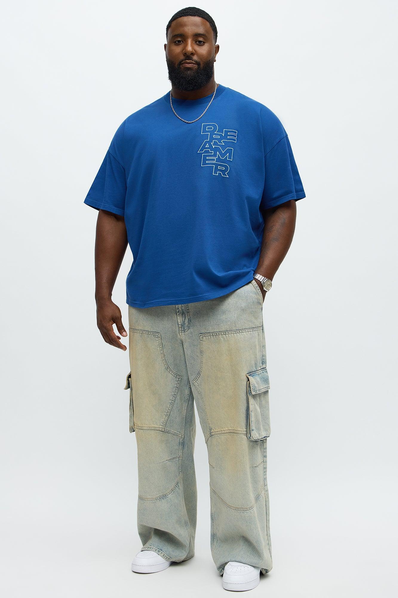 Relaxed Fit Dreamer Tshirt - Blue Product Image