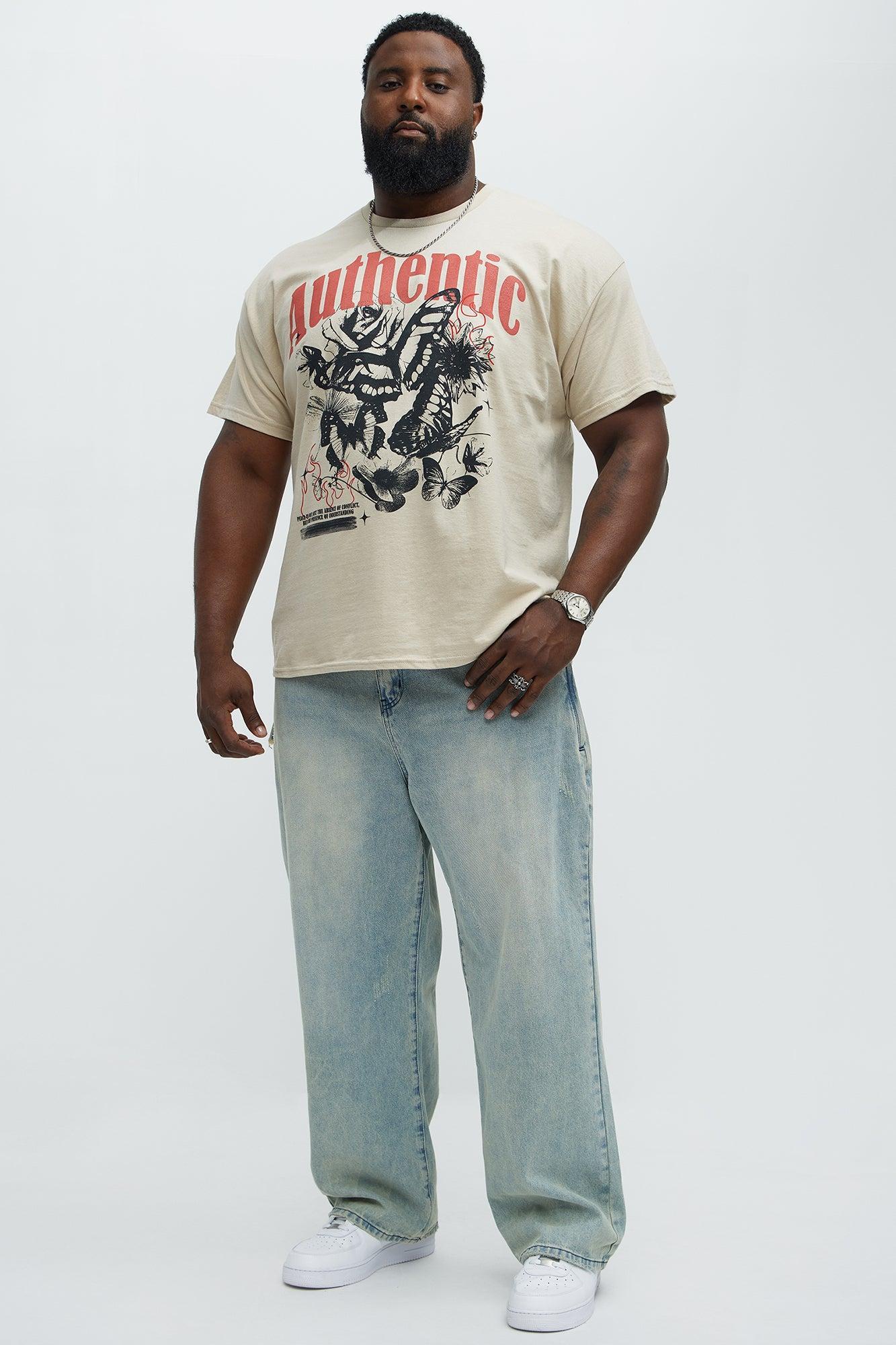 Authentic And True Short Sleeve Tee - Sand Product Image