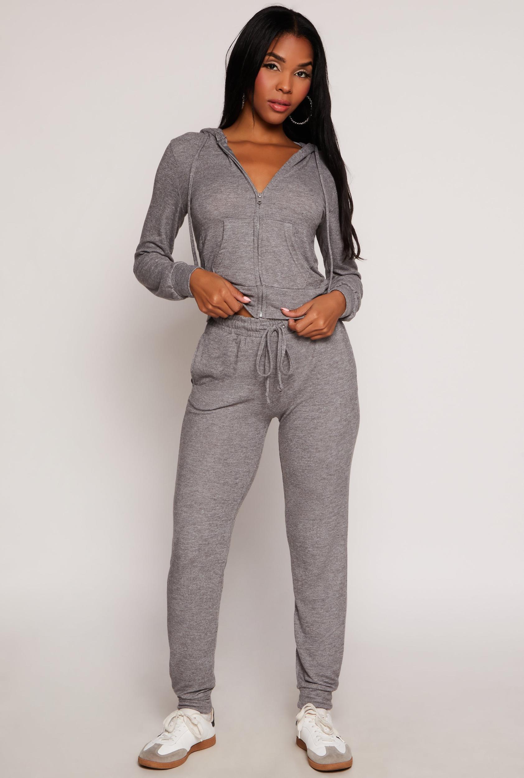 Womens Daisy Brushed Knit Joggers Product Image