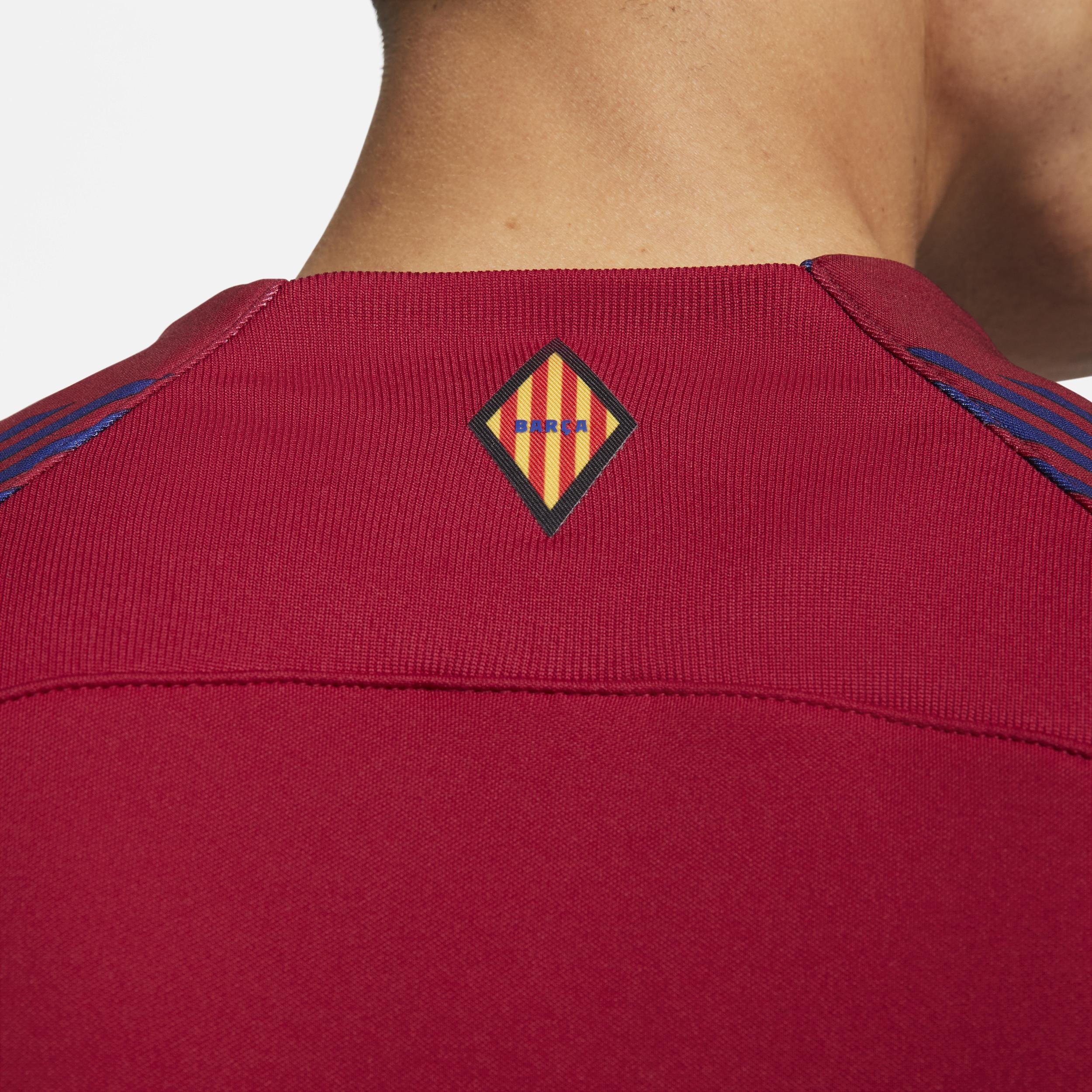 Men's Nike Red Barcelona 2023/24 Academy Pro Anthem Raglan Performance Full-Zip Jacket, Size: 2XL, Bar Red Product Image