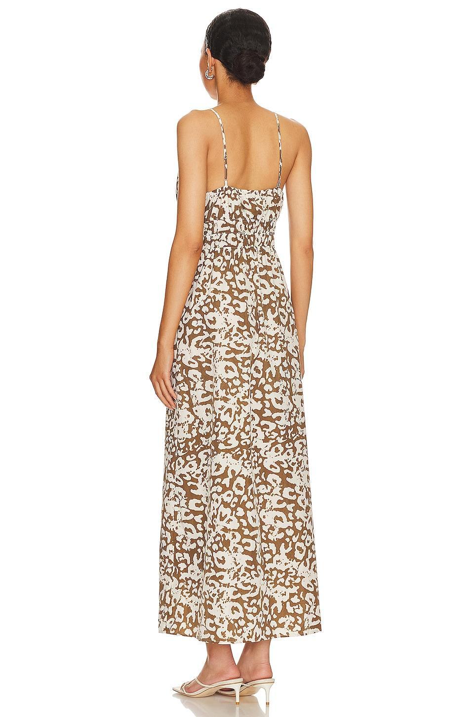 Justine Animal-Print Maxi Dress  Product Image