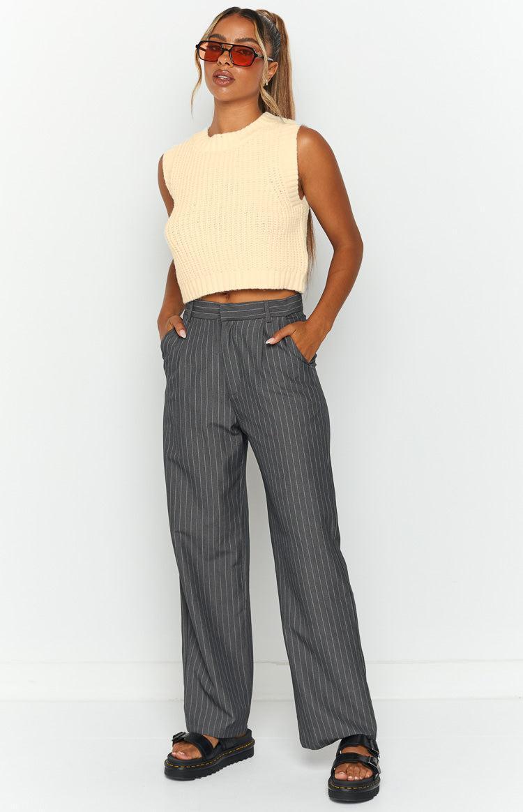 Snoh White Knit Tank Product Image