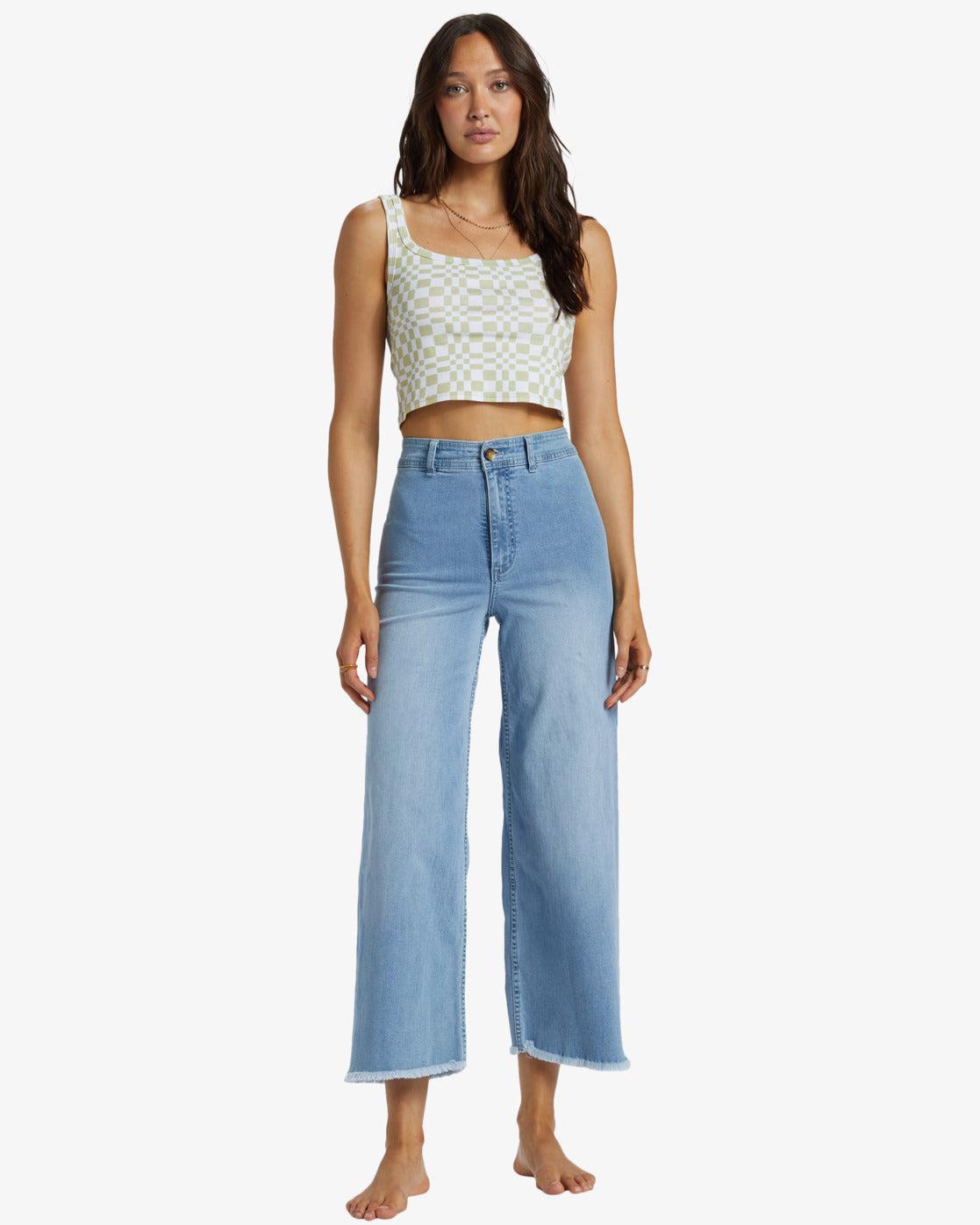 Free Fall Indigo Denim Pant - Surf Spray Female Product Image